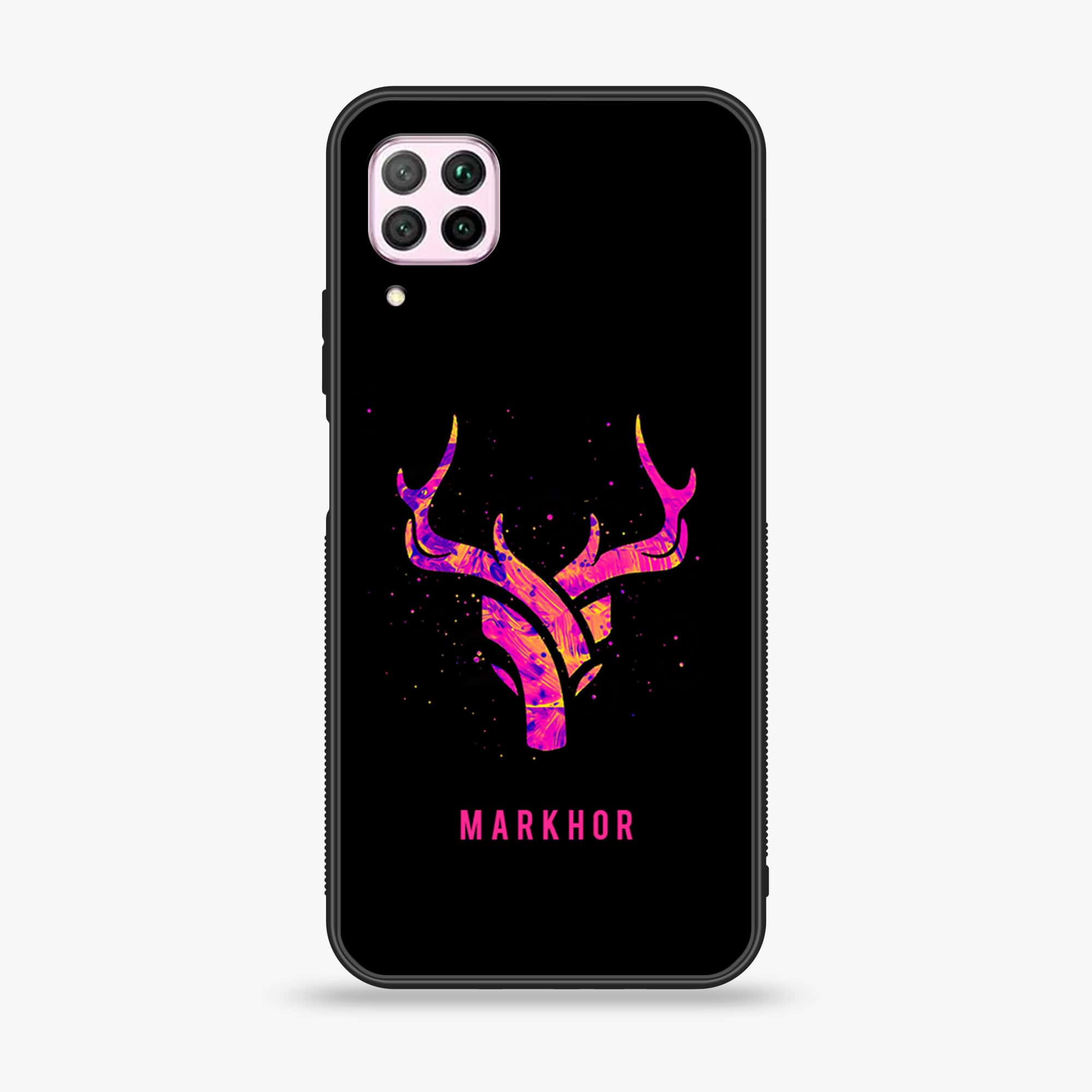 Huawei Nova 7i - Markhor Series - Premium Printed Glass soft Bumper shock Proof Case