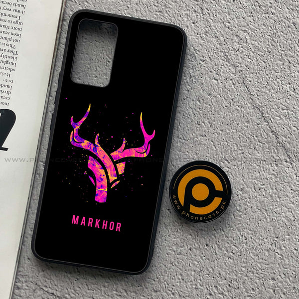 Vivo V21 - Markhor  Design 6  - Premium Metal Printed soft Bumper shock Proof Case CS-32023
