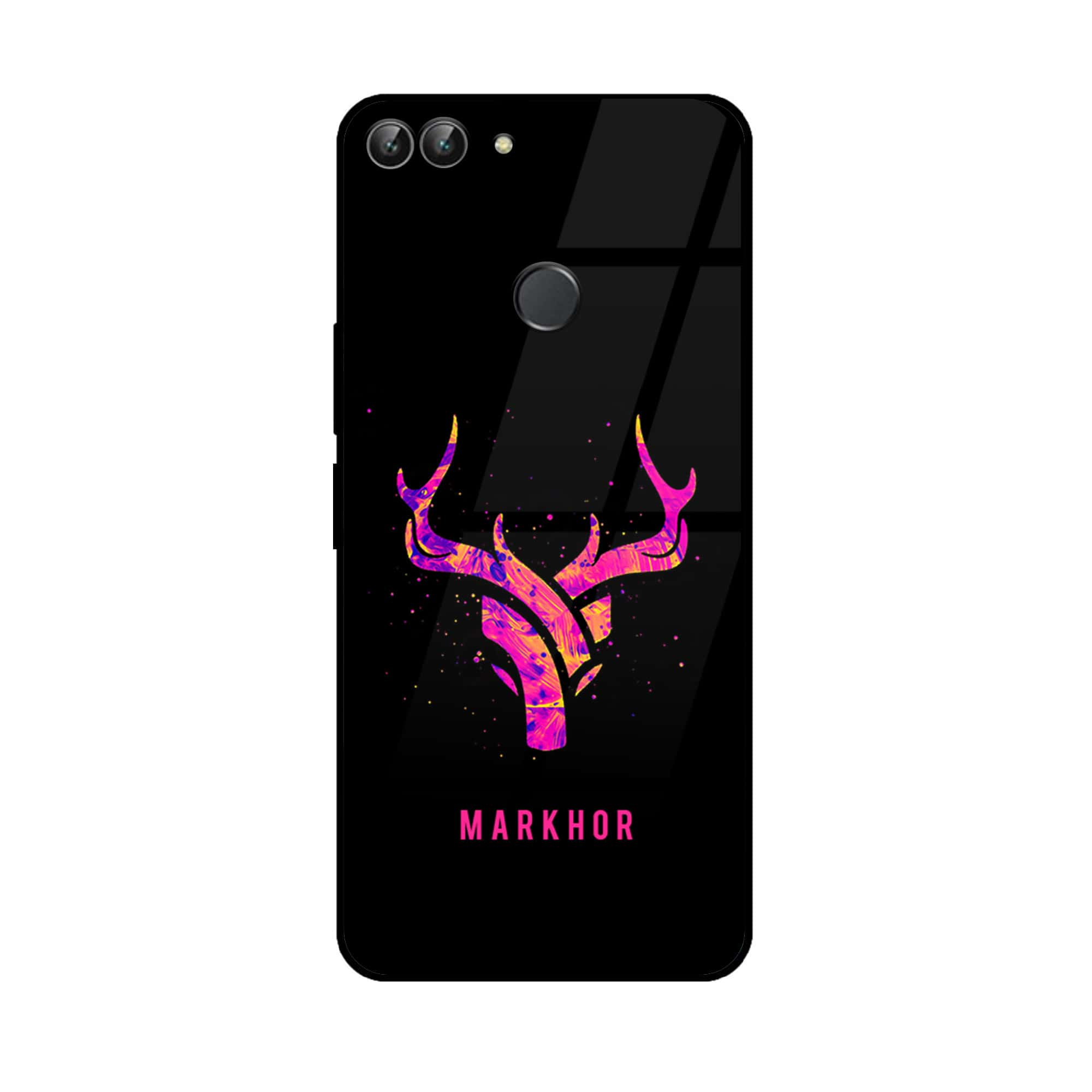 Huawei P Smart - Markhor Series - Premium Printed Glass soft Bumper shock Proof Case