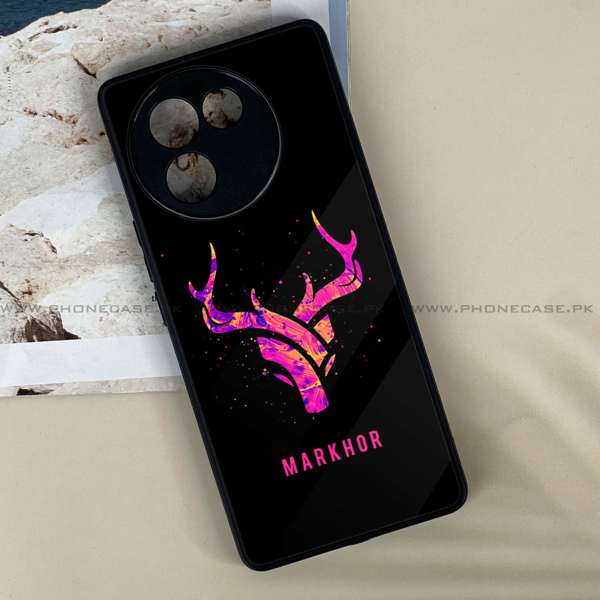 Vivo V30E - Markhor Series - Premium Printed Metal soft Bumper shock Proof Case