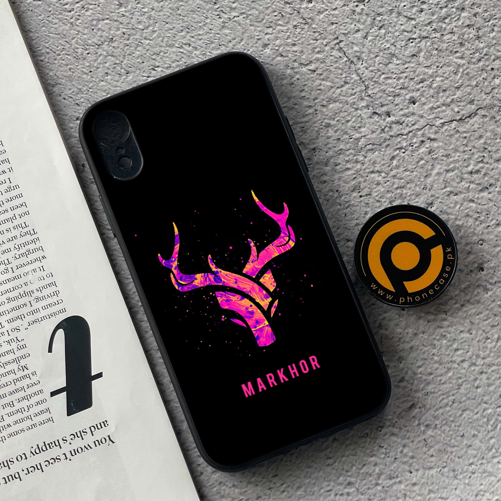 iPhone XR - Markhor Series - Premium Metal Printed soft Bumper shock Proof Case