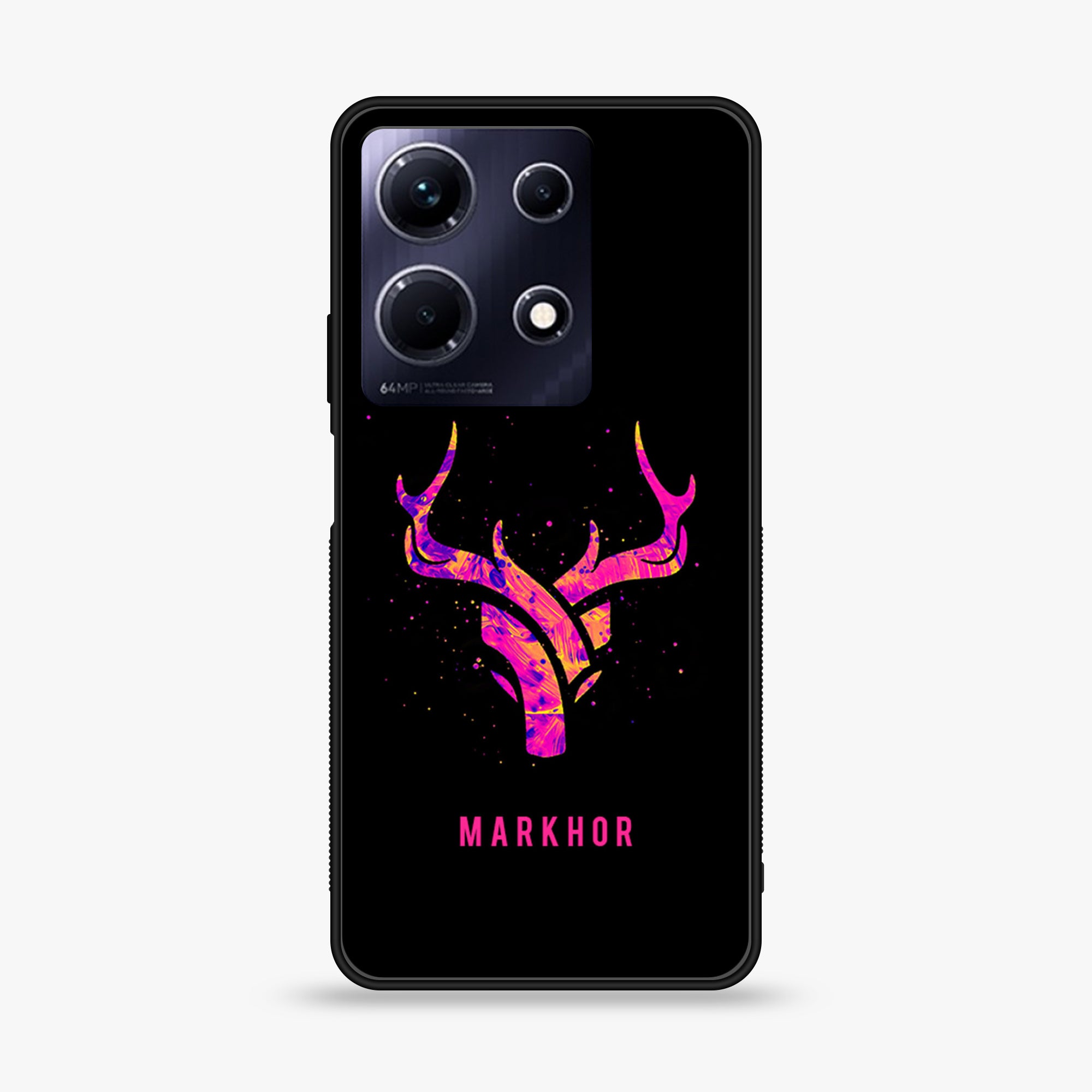 Infinix Note 30 Pro - Markhor Series - Premium Printed Glass soft Bumper shock Proof Case