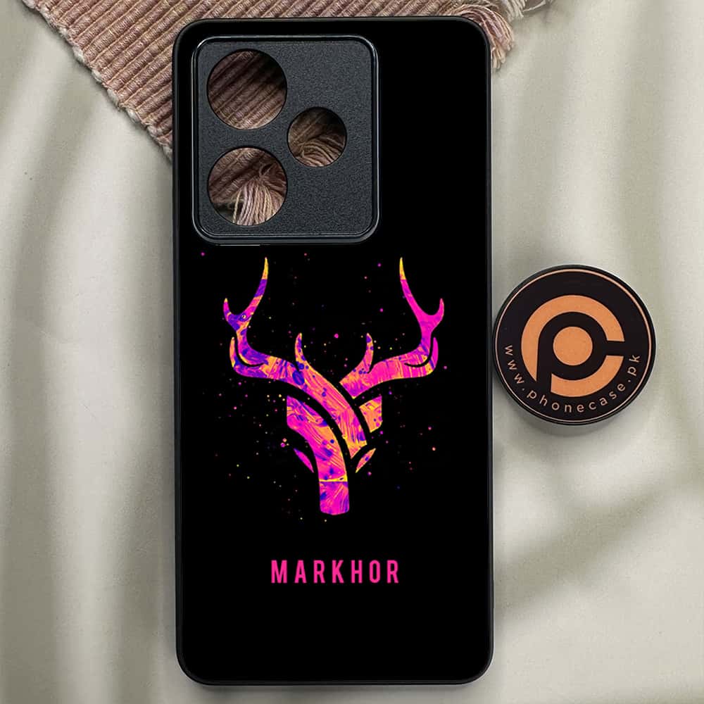 Realme GT 7 - Markhor Series - Premium Metal Printed soft Bumper shock Proof Case
