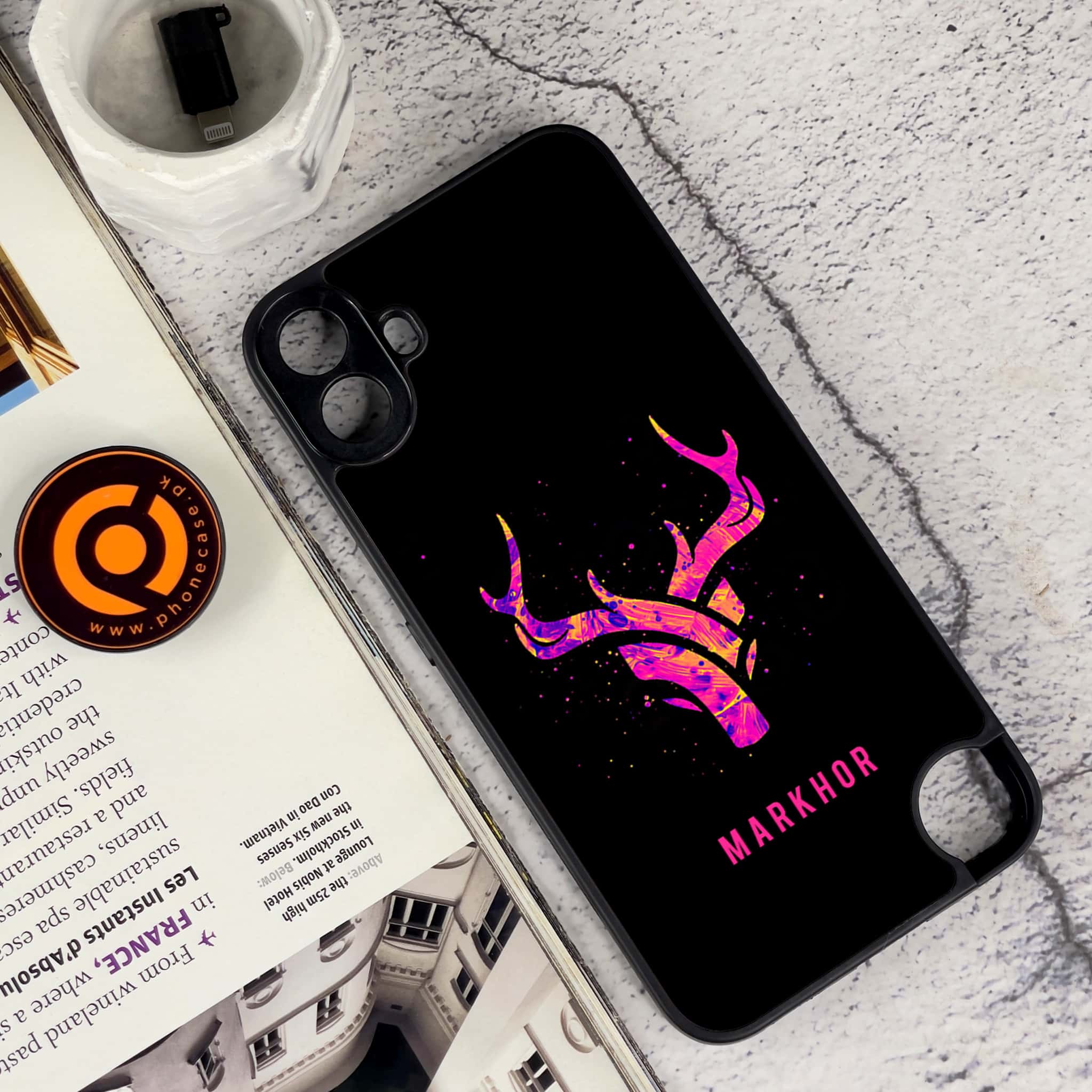 Nothing CMF Phone 1 - Markhor Series - Premium Metal Printed soft Bumper Shock Proof Case