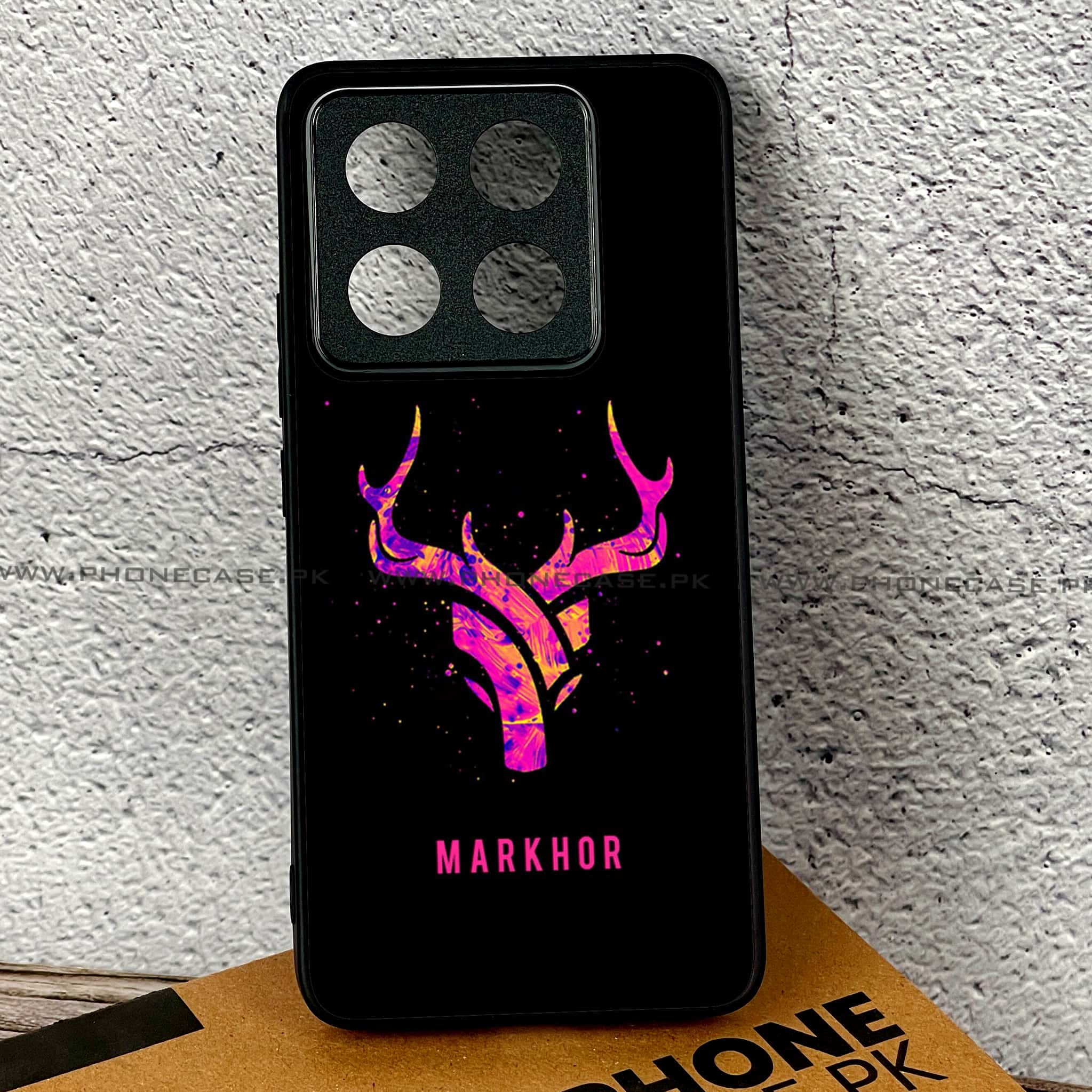 Xiaomi 14T Pro - Markhor Series - Premium Printed Glass soft Bumper shock Proof Case