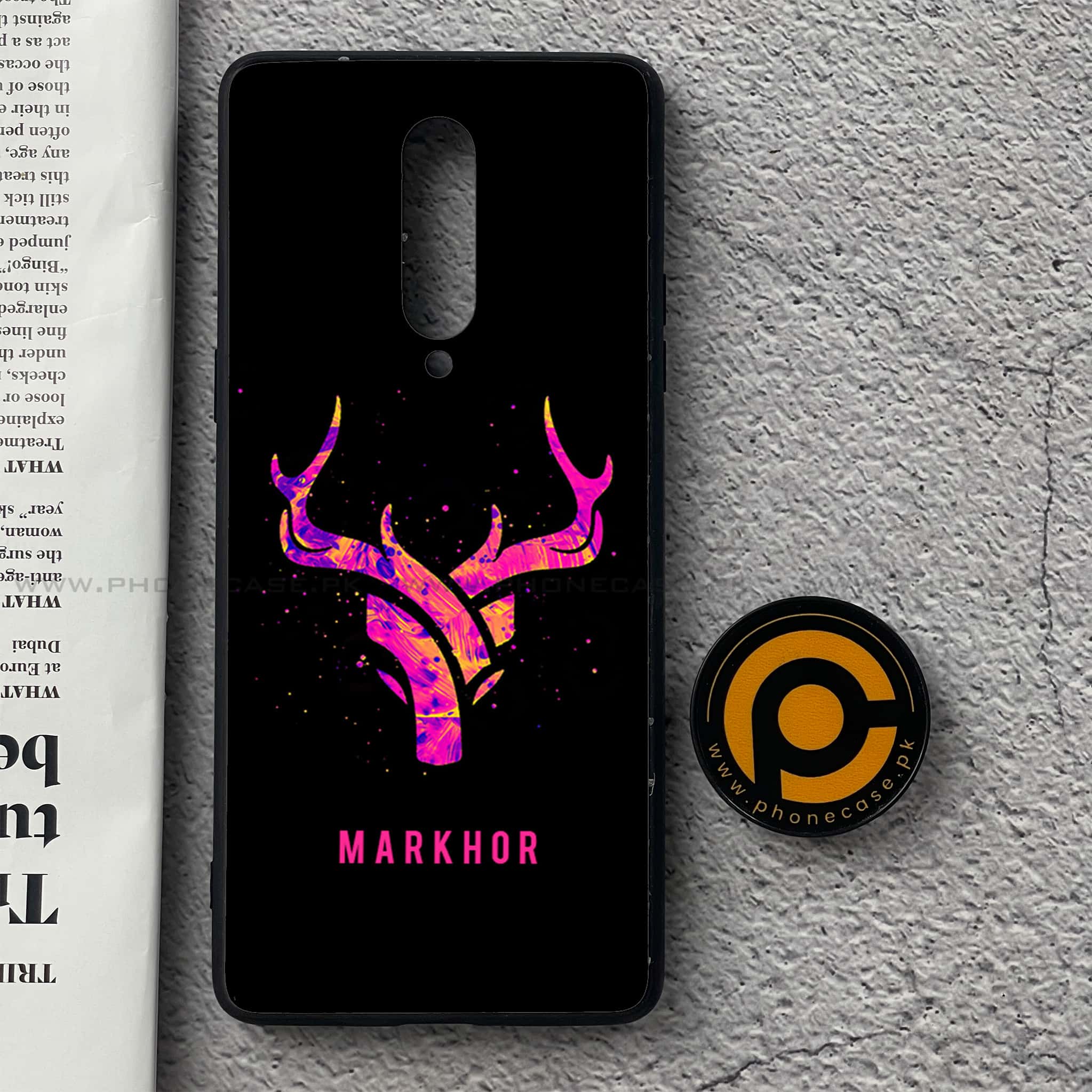 OnePlus 8 - Markhor  Series - Premium Printed Glass soft Bumper shock Proof Case