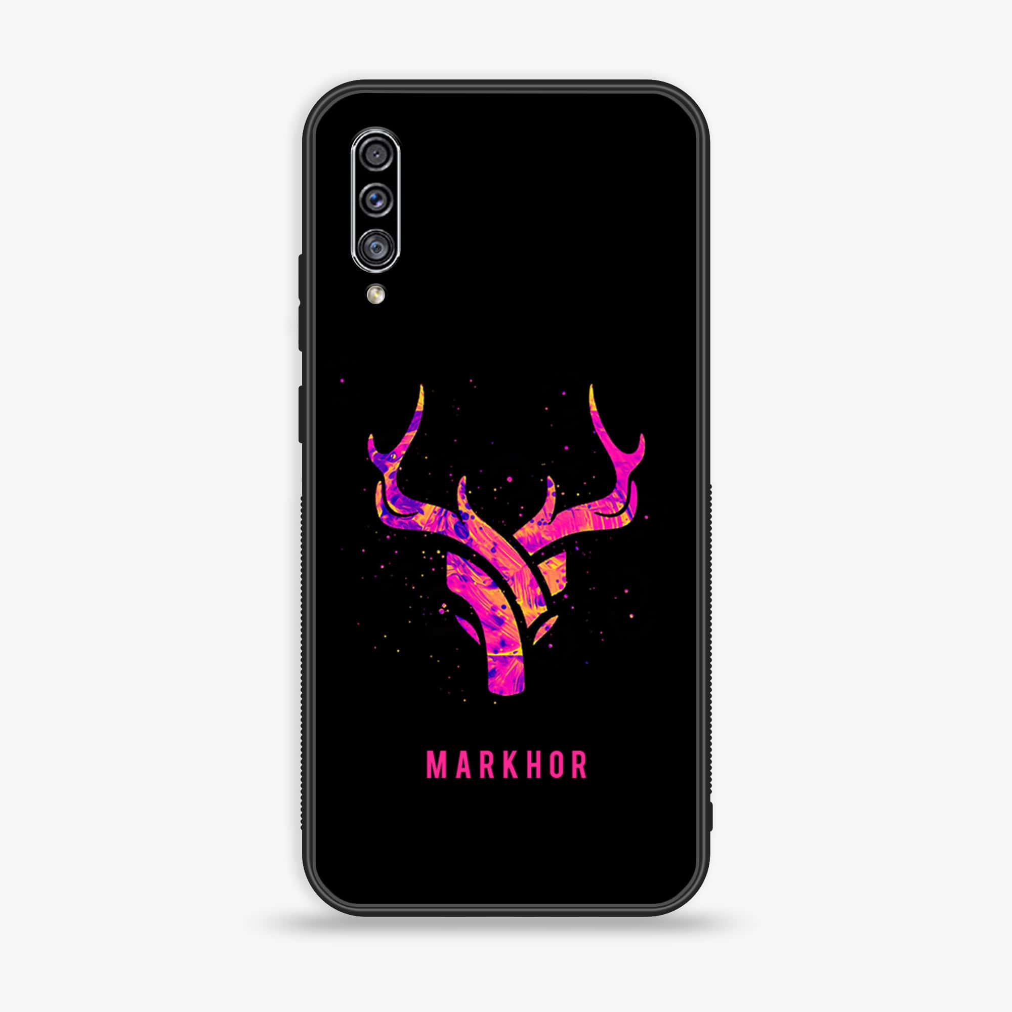 Galaxy A50/ A50s/ A30s - Markhor Series - Premium Printed Glass soft Bumper shock Proof Case