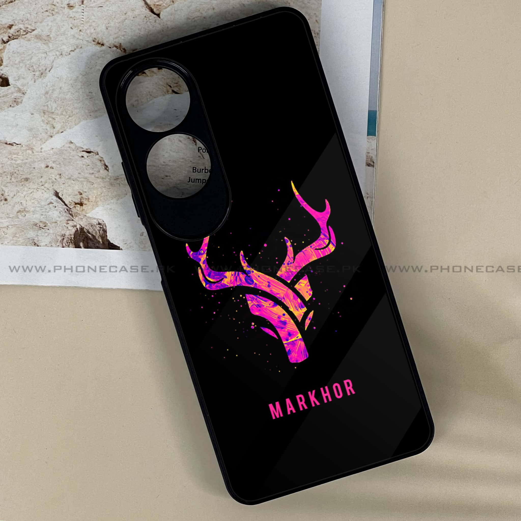 Oppo A60 - Markhor Series - Premium Printed Metal soft Bumper shock Proof Case