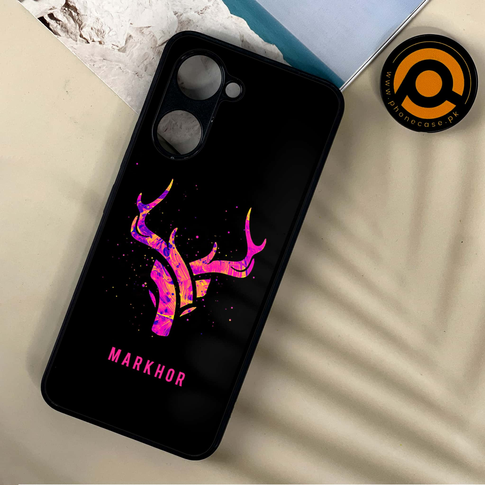 Vivo Y03 - Markhor Series - Premium Printed Metal soft Bumper shock Proof Case