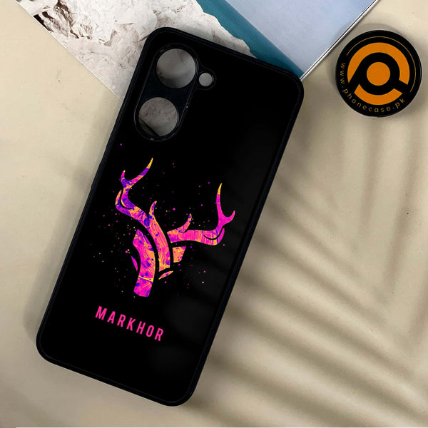 Vivo Y03 / Y18 / Y03T - Markhor Design 6 - Premium Printed Metal soft Bumper shock Proof Case CS-31162