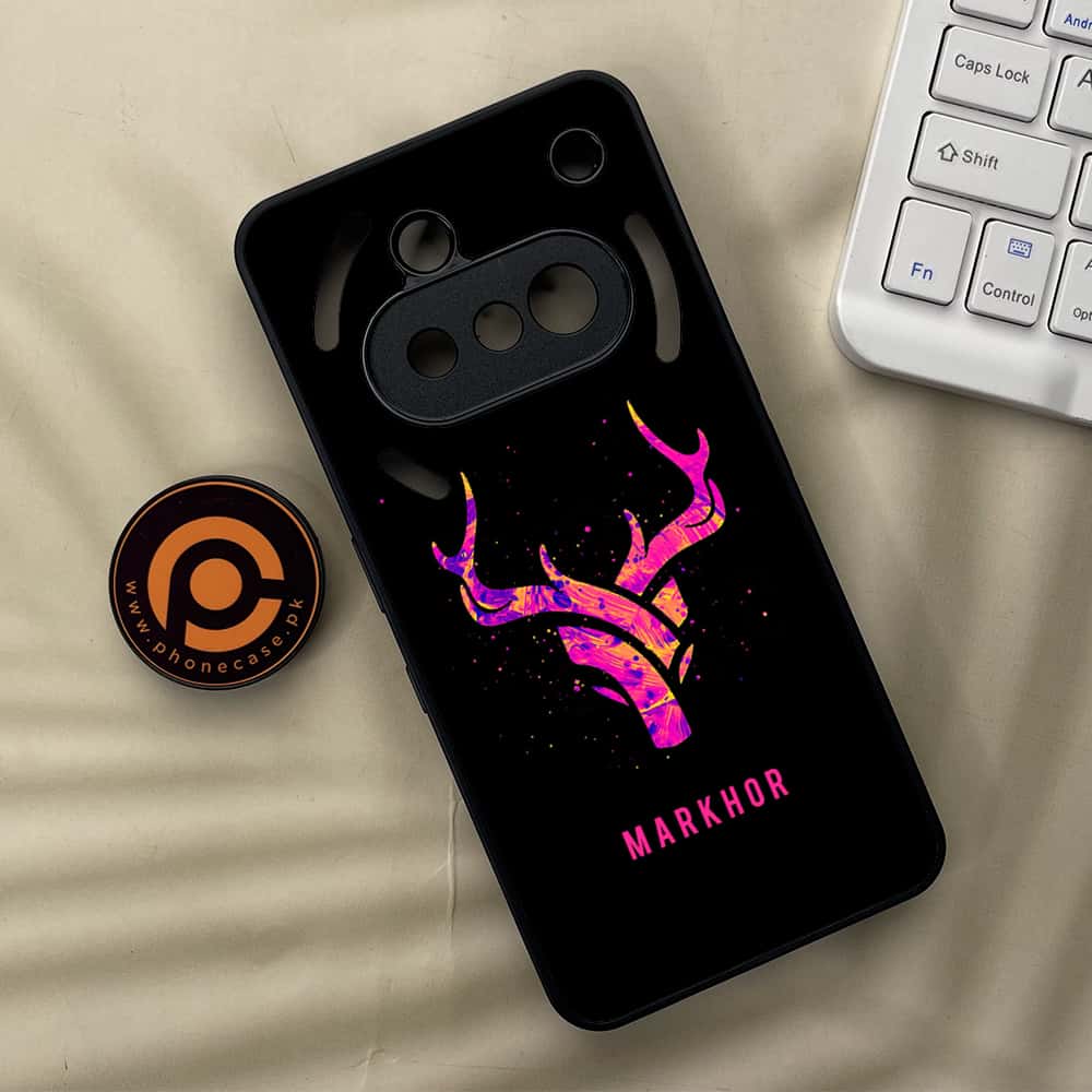 Nothing Phone 3a - Markhor Series - Premium Metal  Printed soft Bumper shock Proof Case