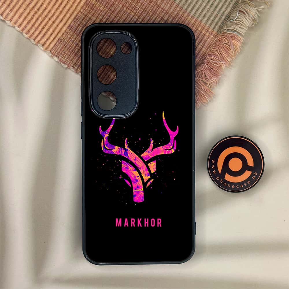 Tecno Spark 40 Pro Plus - Markhor Series - Premium Metal Printed soft Bumper shock Proof Case