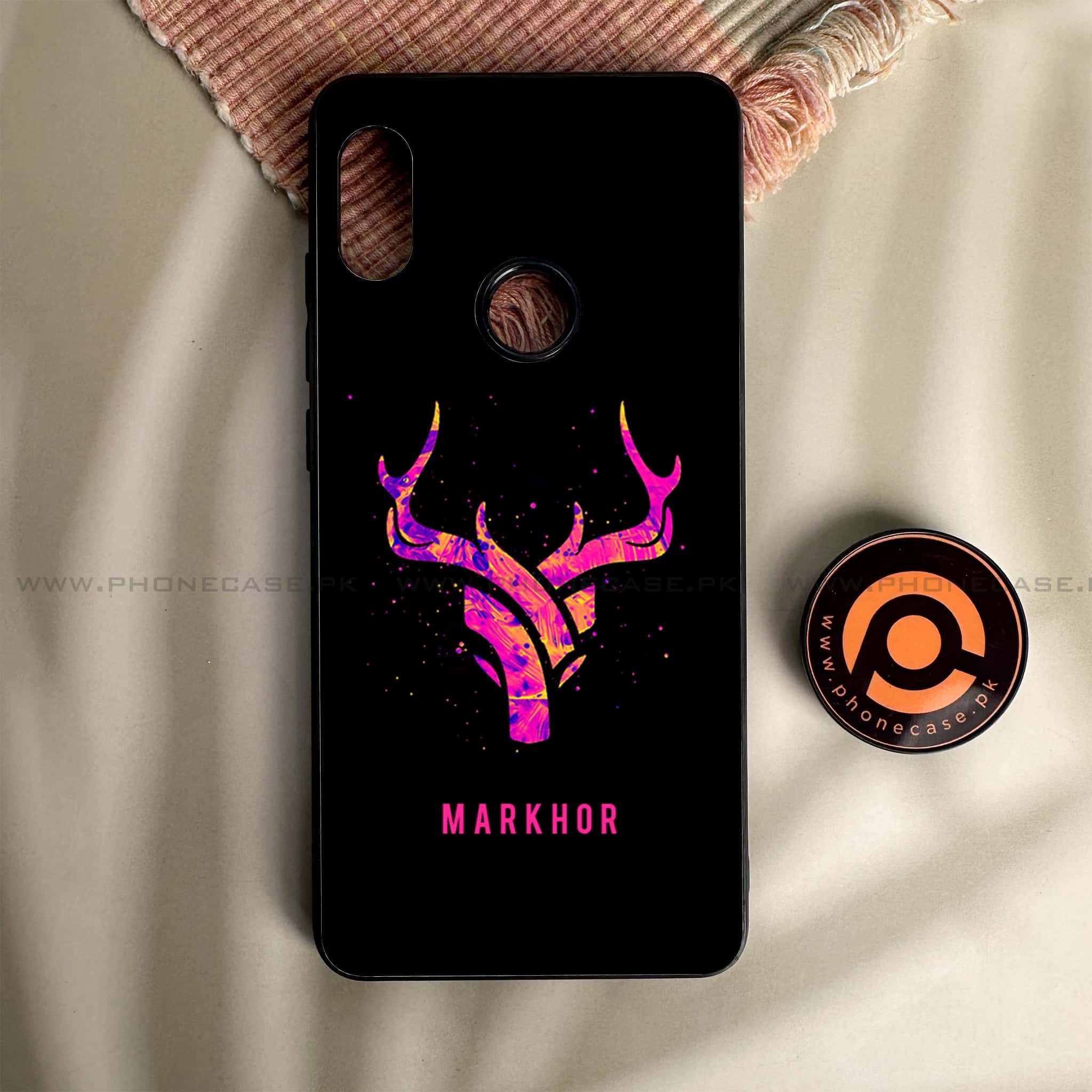Redmi Note 5/Note 5 Pro - Markhor Series - Premium Metal Printed soft Bumper shock Proof Case