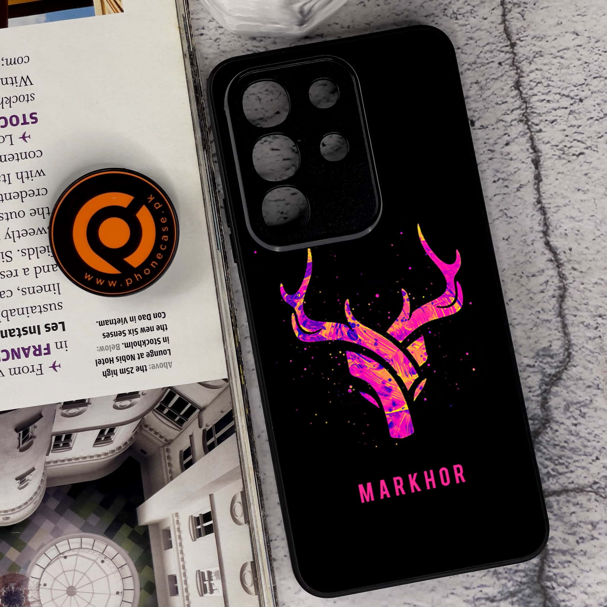 Vivo Y29 4G - Markhor Series - Premium Metal Printed soft Bumper Shock Proof Case