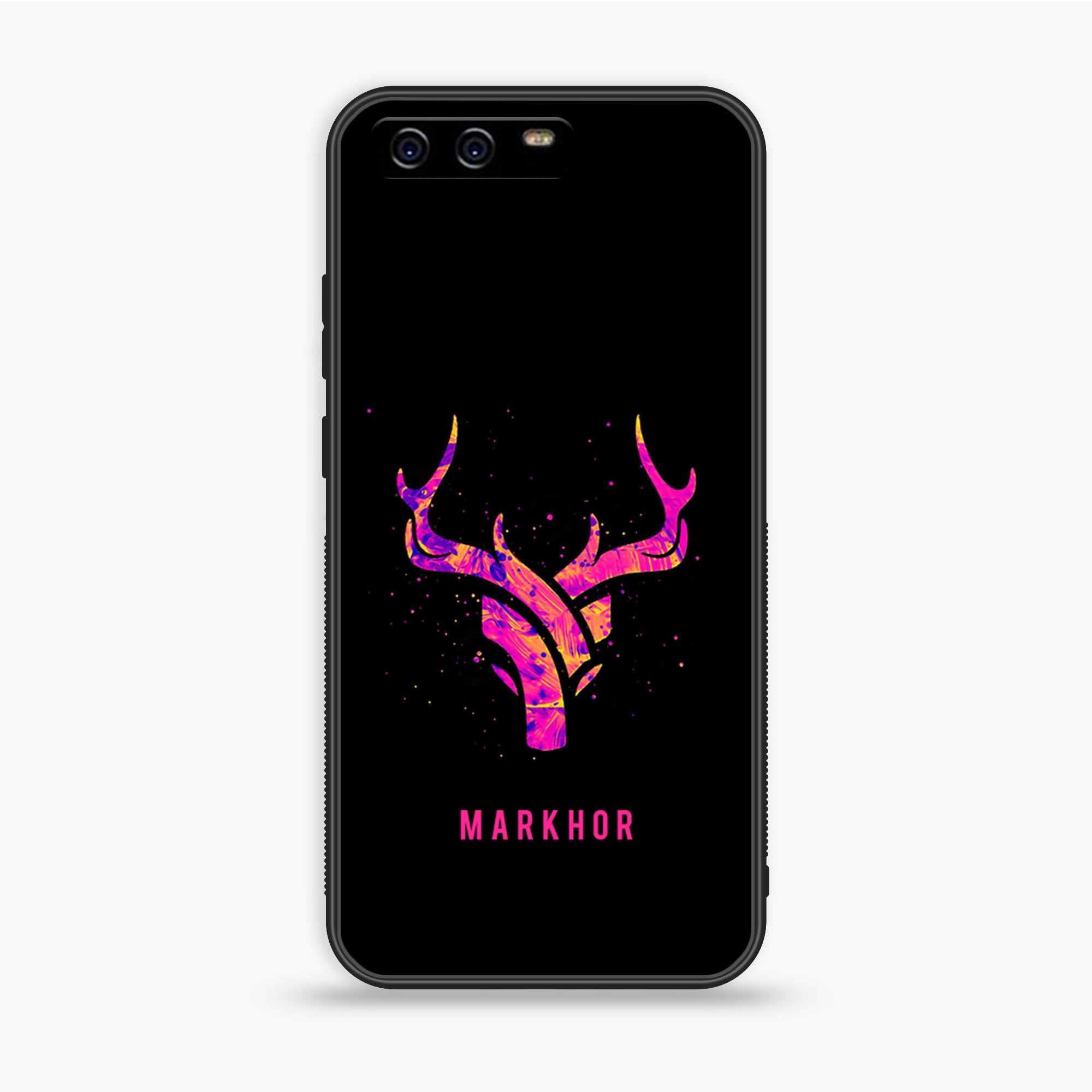 Huawei P10 Plus - Markhor Series - Premium Printed Glass soft Bumper shock Proof Case