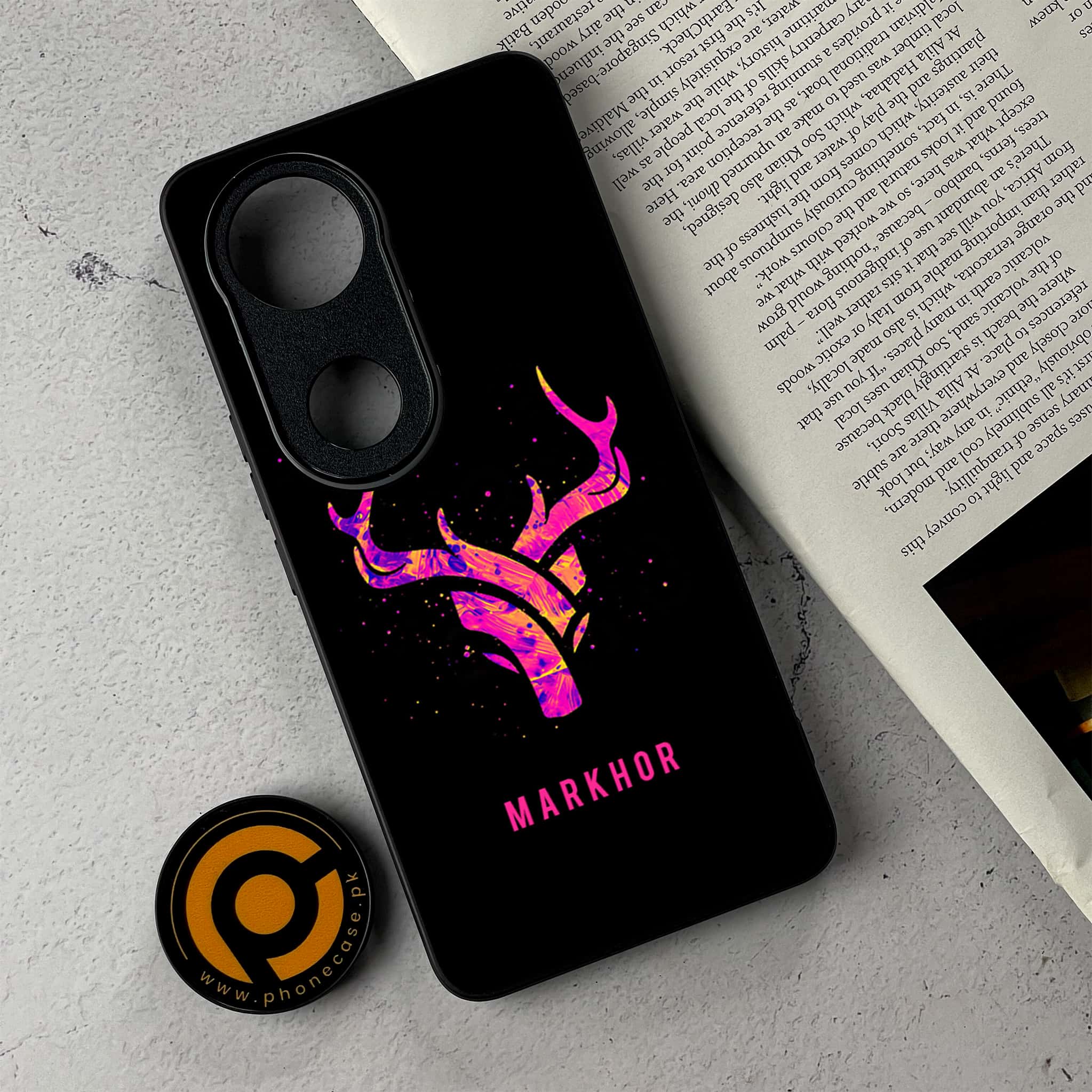 Vivo V50 - Markhor Series - Premium Metal Printed Soft Bumper Shockproof Case