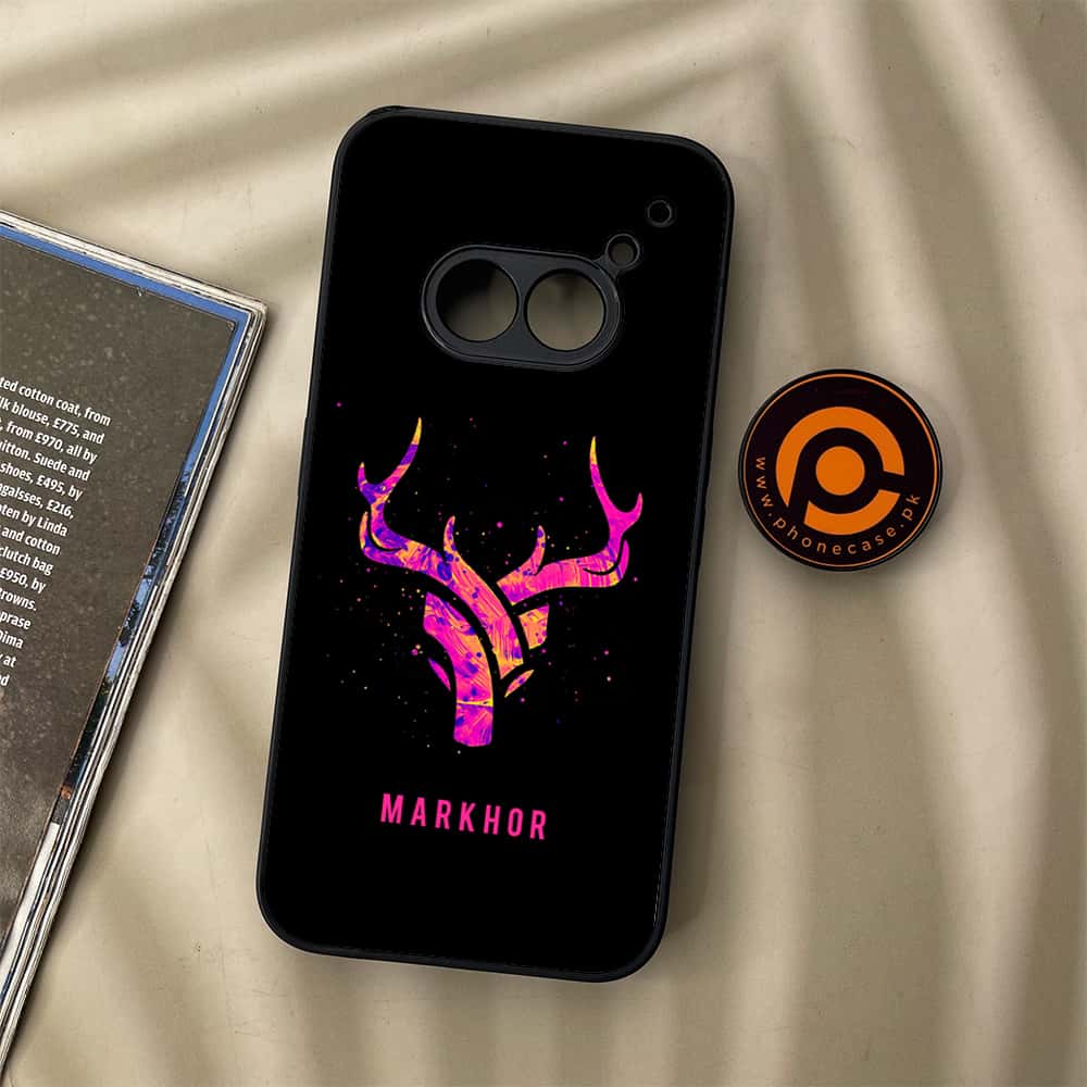 Nothing Phone (2a) - Markhor Series - Premium Metal Printed soft Bumper Shock Proof Case