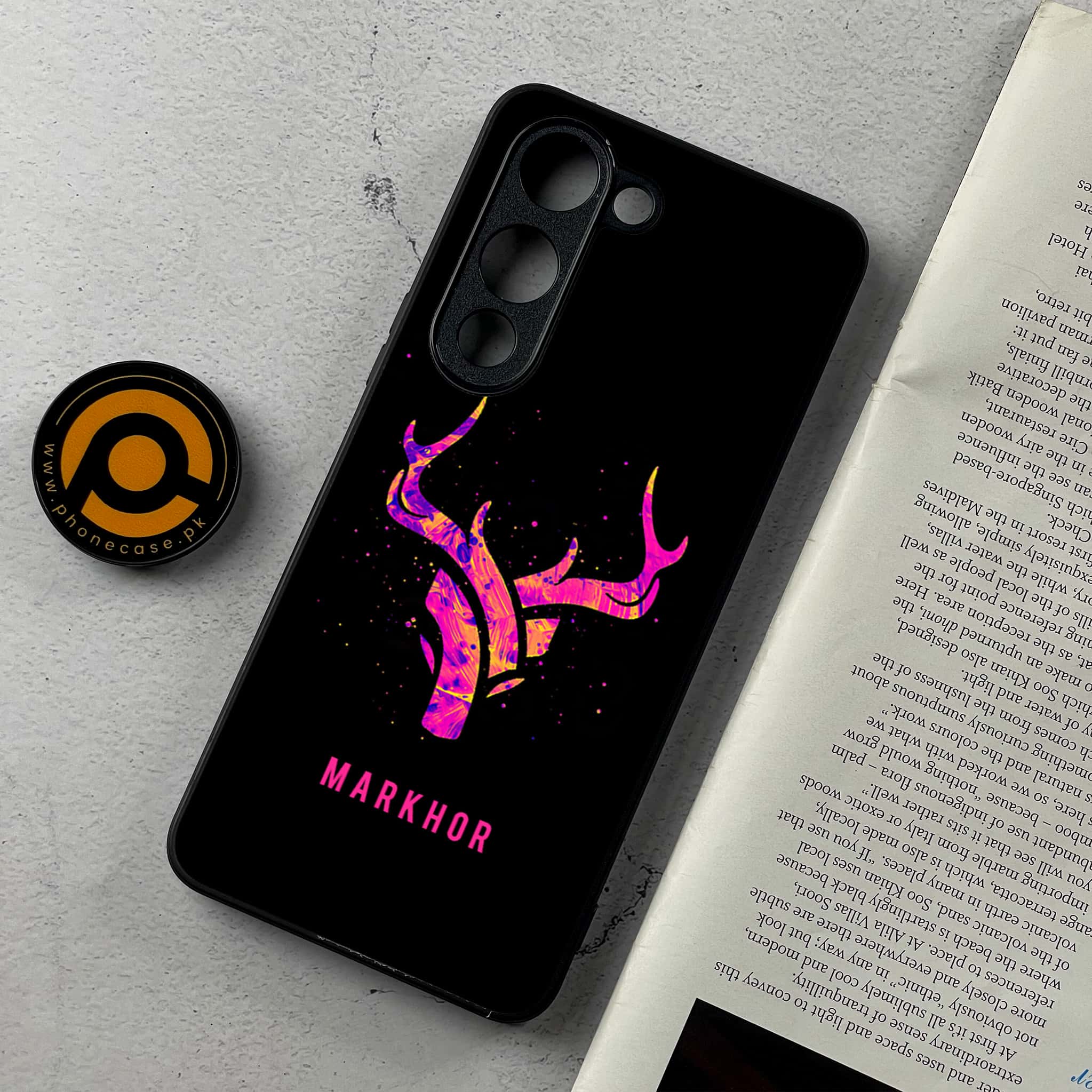 Vivo Y04 - Markhor Series - Premium Metal Printed Soft Bumper Shockproof Case