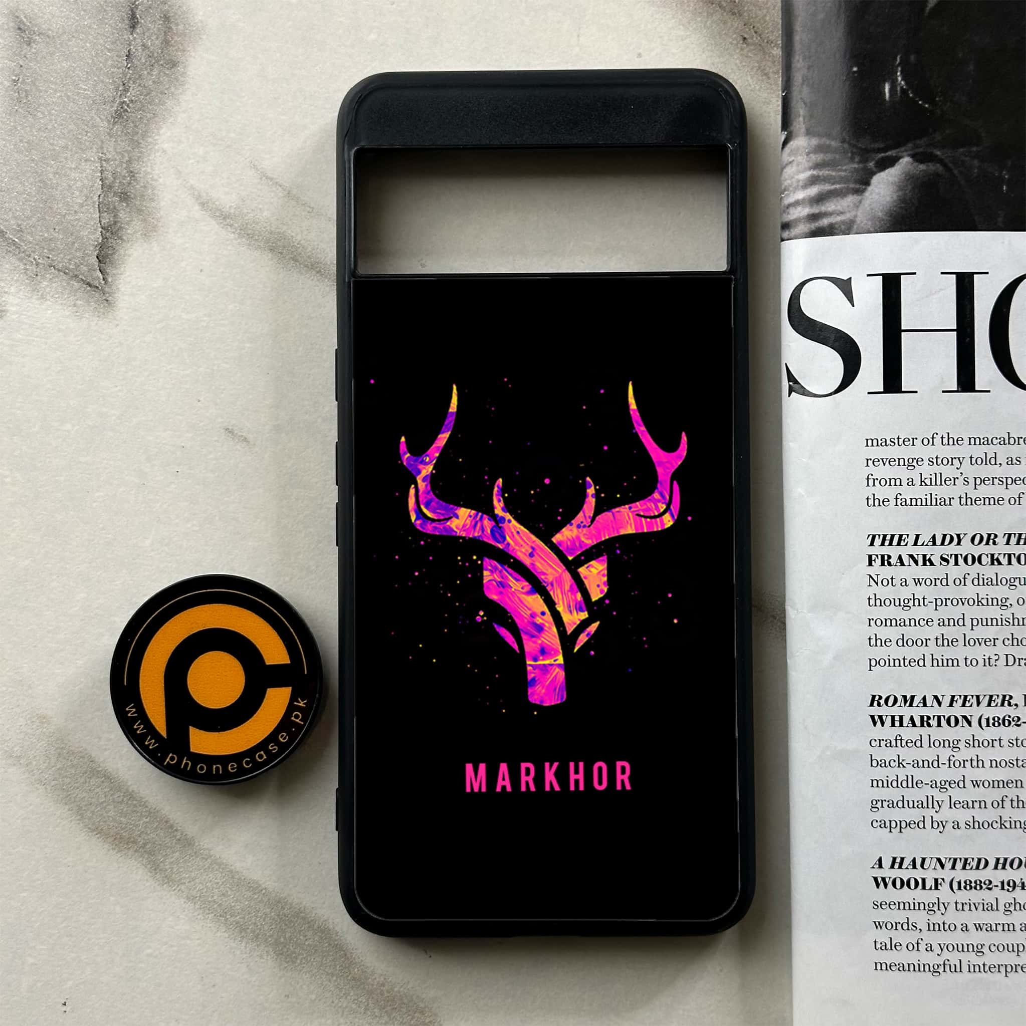 Google Pixel 8a - Markhor Series - Premium Printed soft Bumper Shock Proof Case