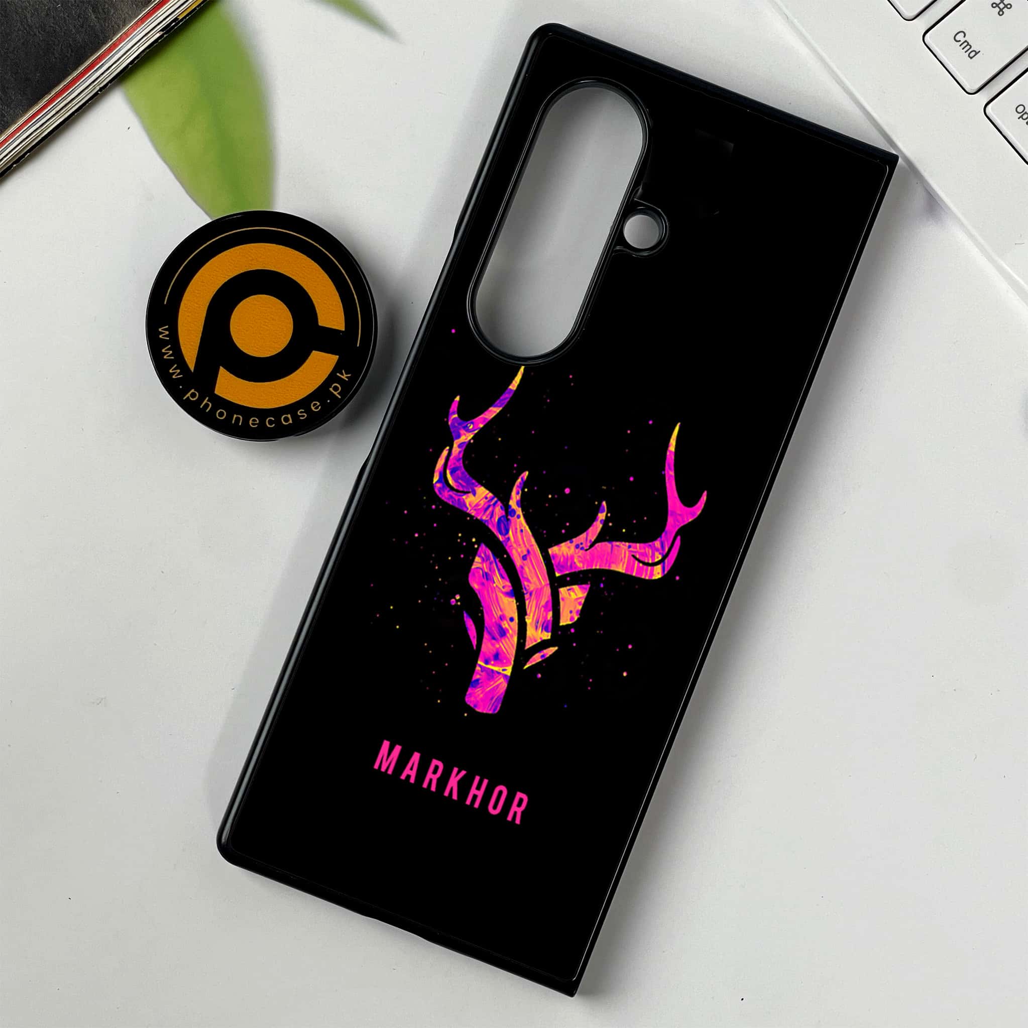 Samsung Galaxy Z Fold 7 - Markhor Series - Premium Metal Printed soft Bumper shock Proof Case