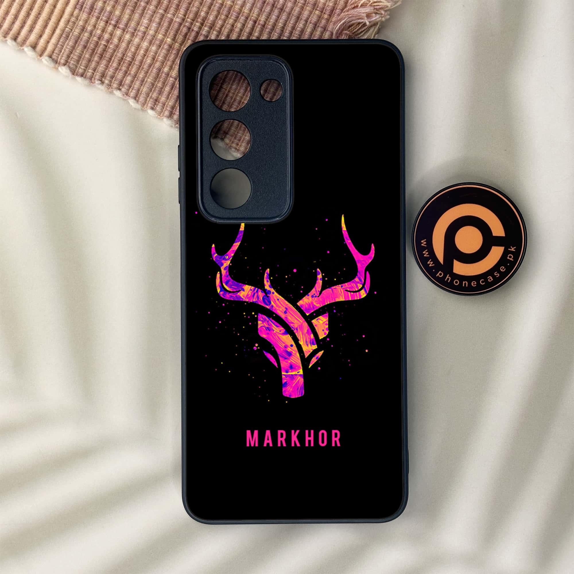Oppo A5 2025 - Markhor Series - Premium Metal Printed soft Bumper shock Proof Case