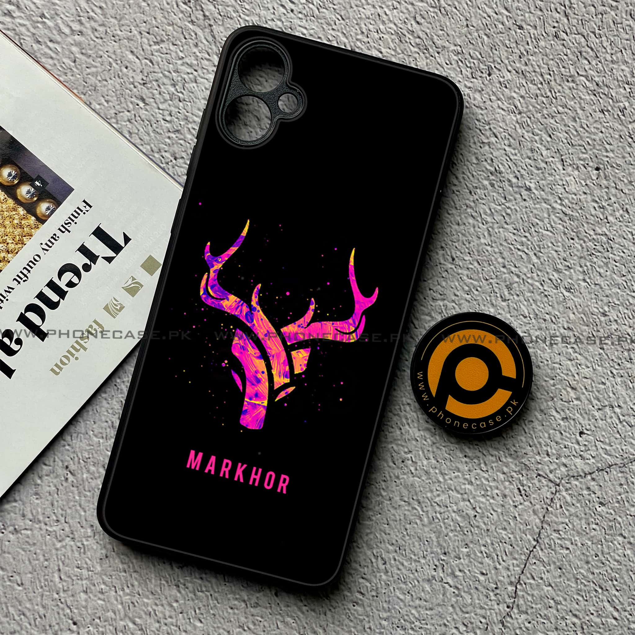Samsung Galaxy A05 - Markhor Series - Premium Metal Printed soft Bumper shock Proof Case