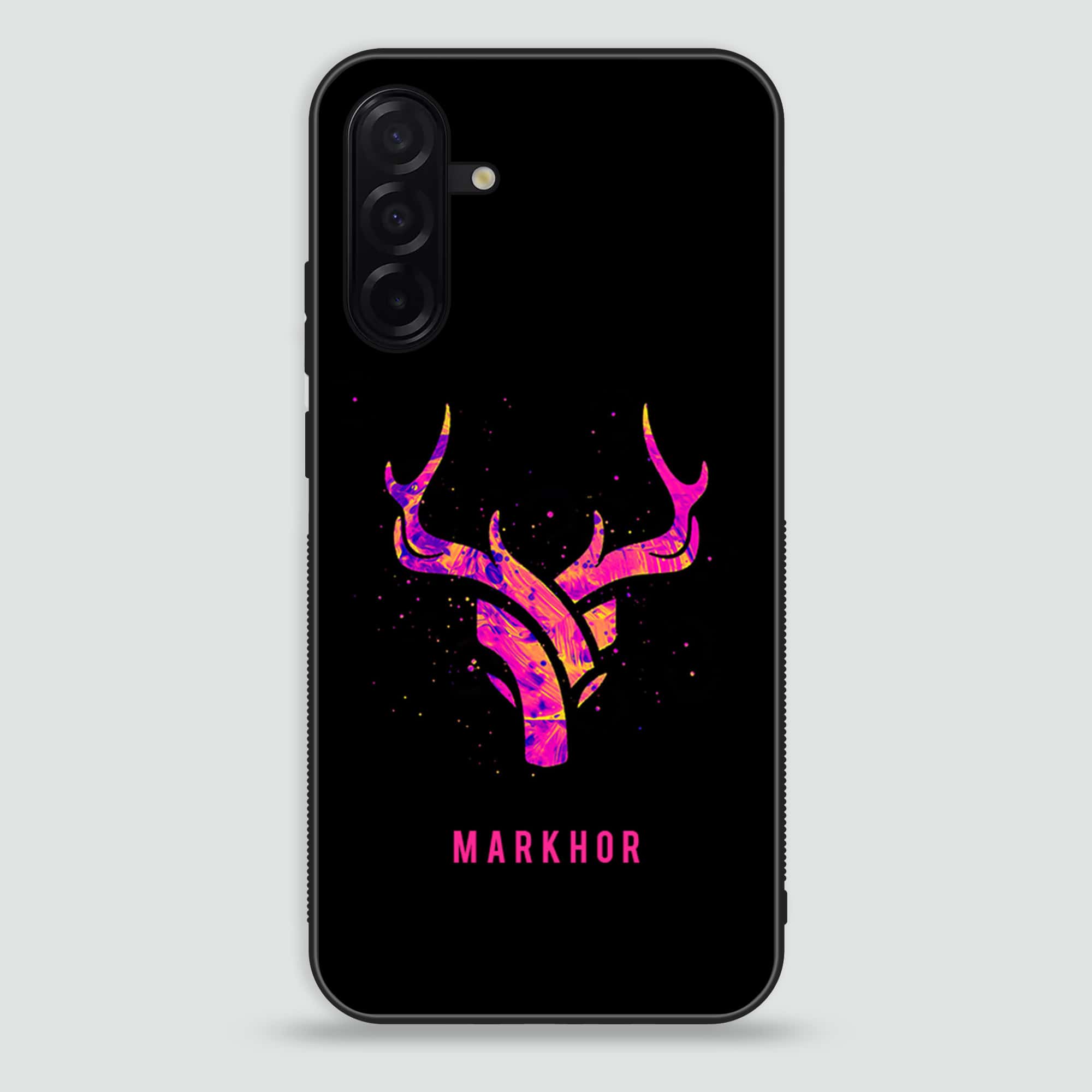 Samsung Galaxy A56 5G - Markhor Series - Premium Printed Glass soft Bumper shock Proof Case