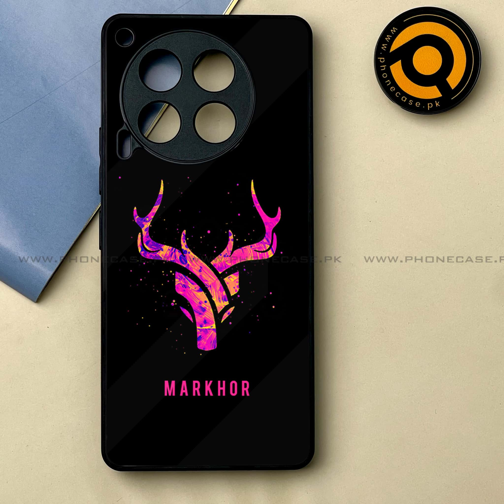 Tecno Camon 30 - Markhor Series -  Premium Printed Metal soft Bumper shock Proof Case