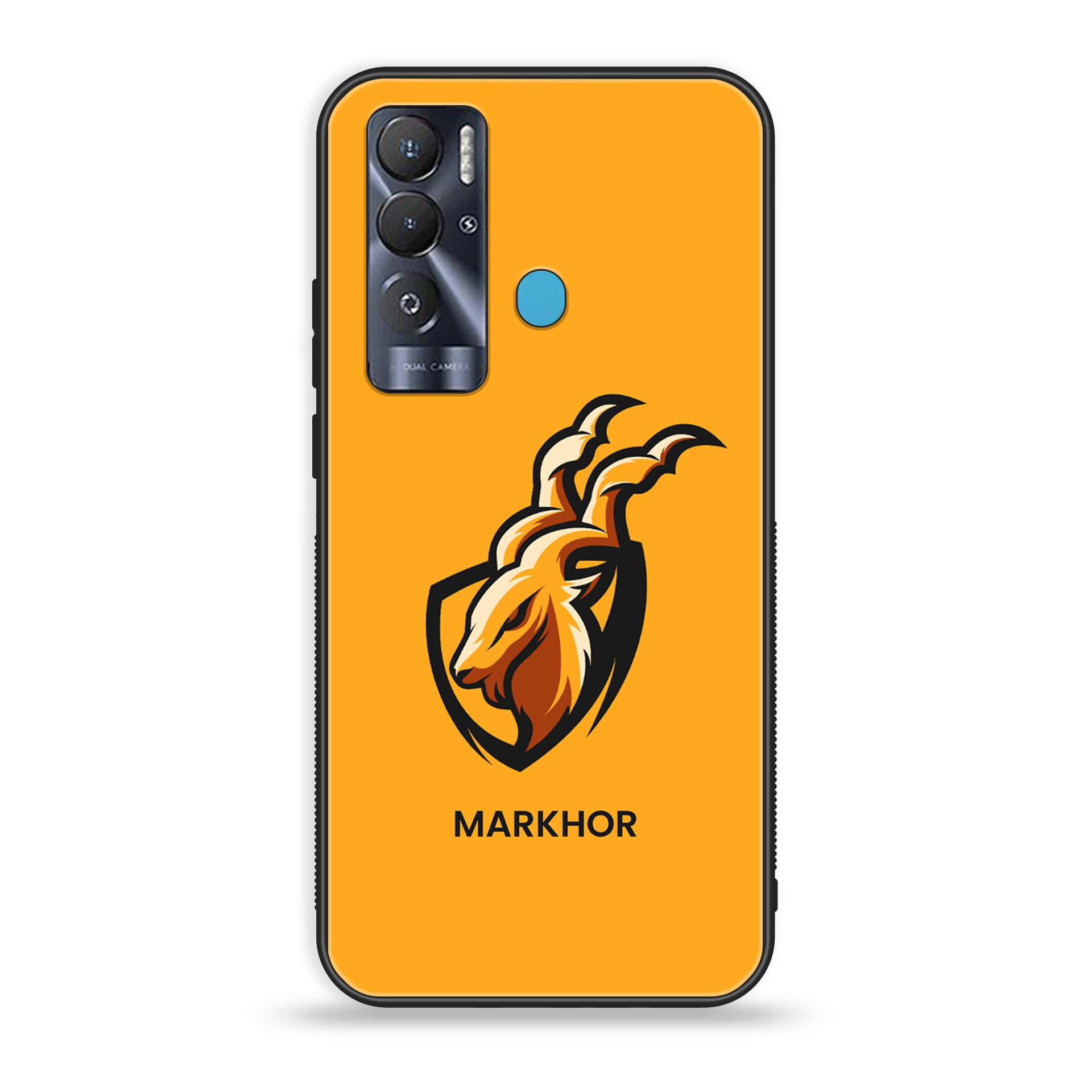 Tecno Pova Neo Markhor Series  Premium Printed Glass soft Bumper shock Proof Case