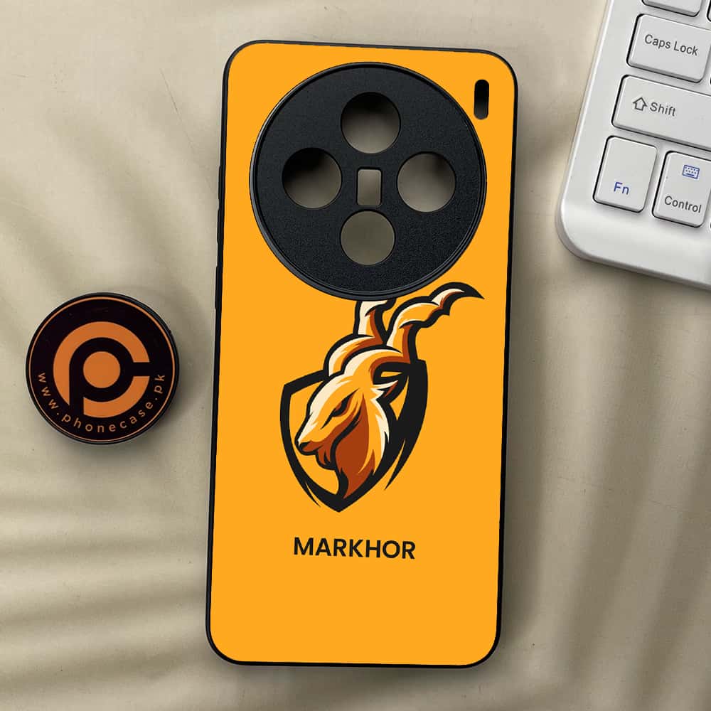 Vivo X200 - Markhor Series - Premium Metal  Printed soft Bumper shock Proof Case