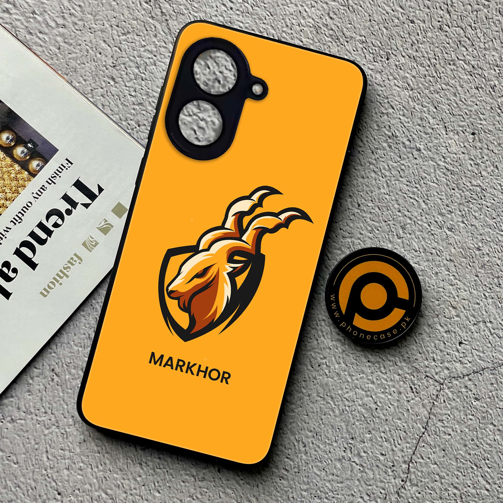 Xiaomi Redmi A5 - Markhor Series - Premium Metal Printed soft Bumper shock Proof Case