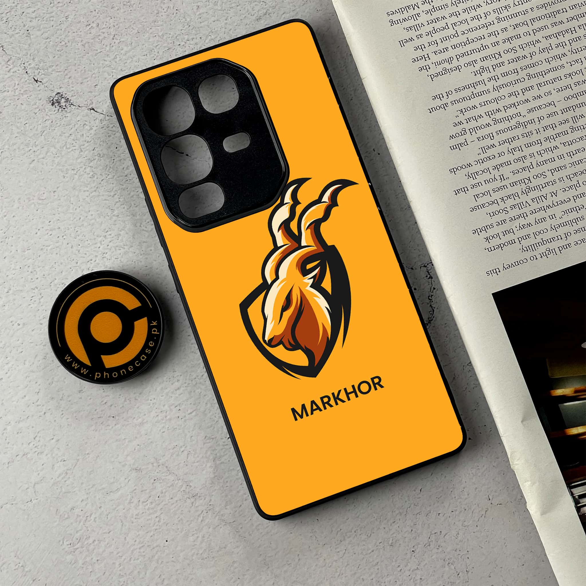 Infinix Note 50 - Markhor Series - Premium Metal Printed Soft Bumper Shockproof Case