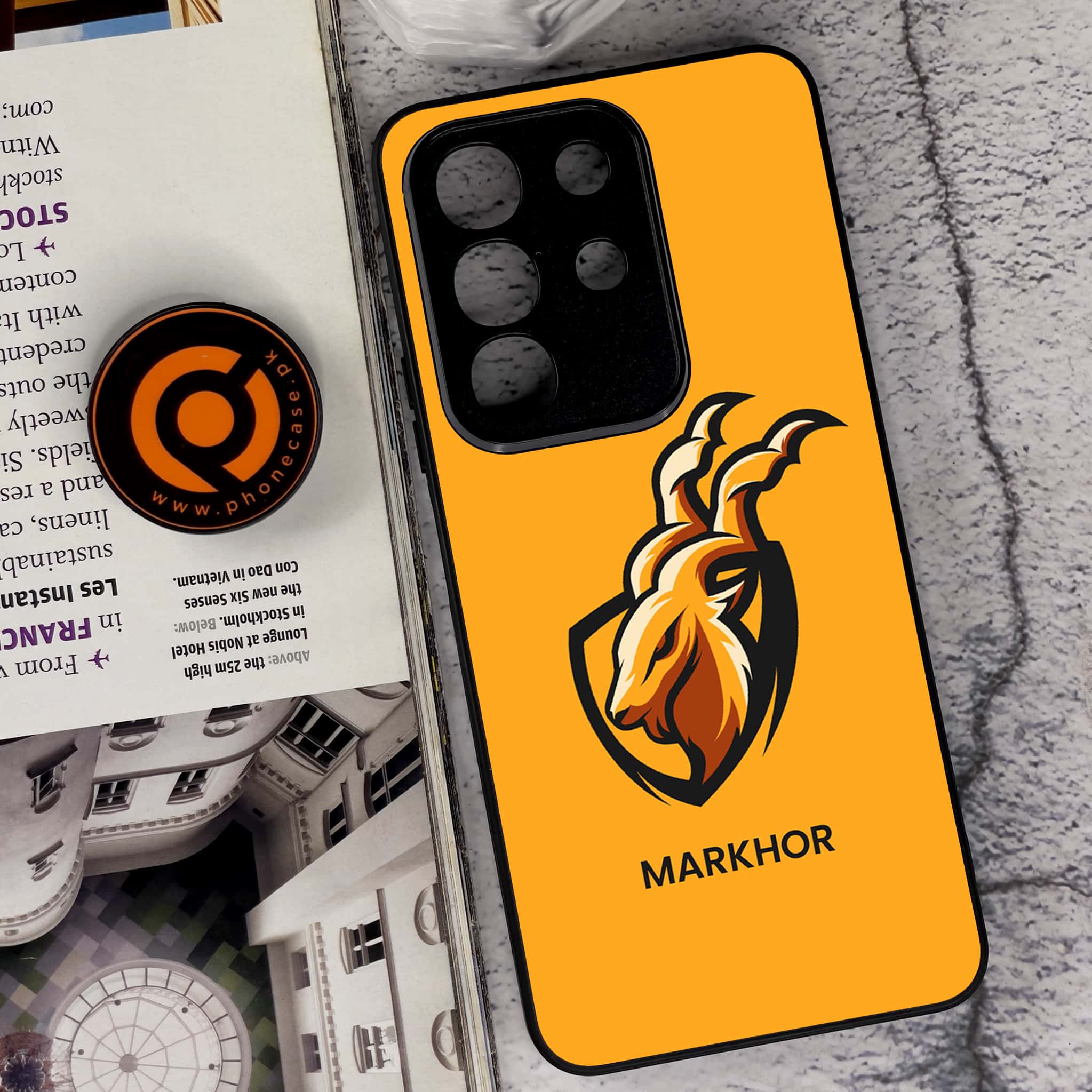 Vivo Y29 4G - Markhor Series - Premium Metal Printed soft Bumper Shock Proof Case