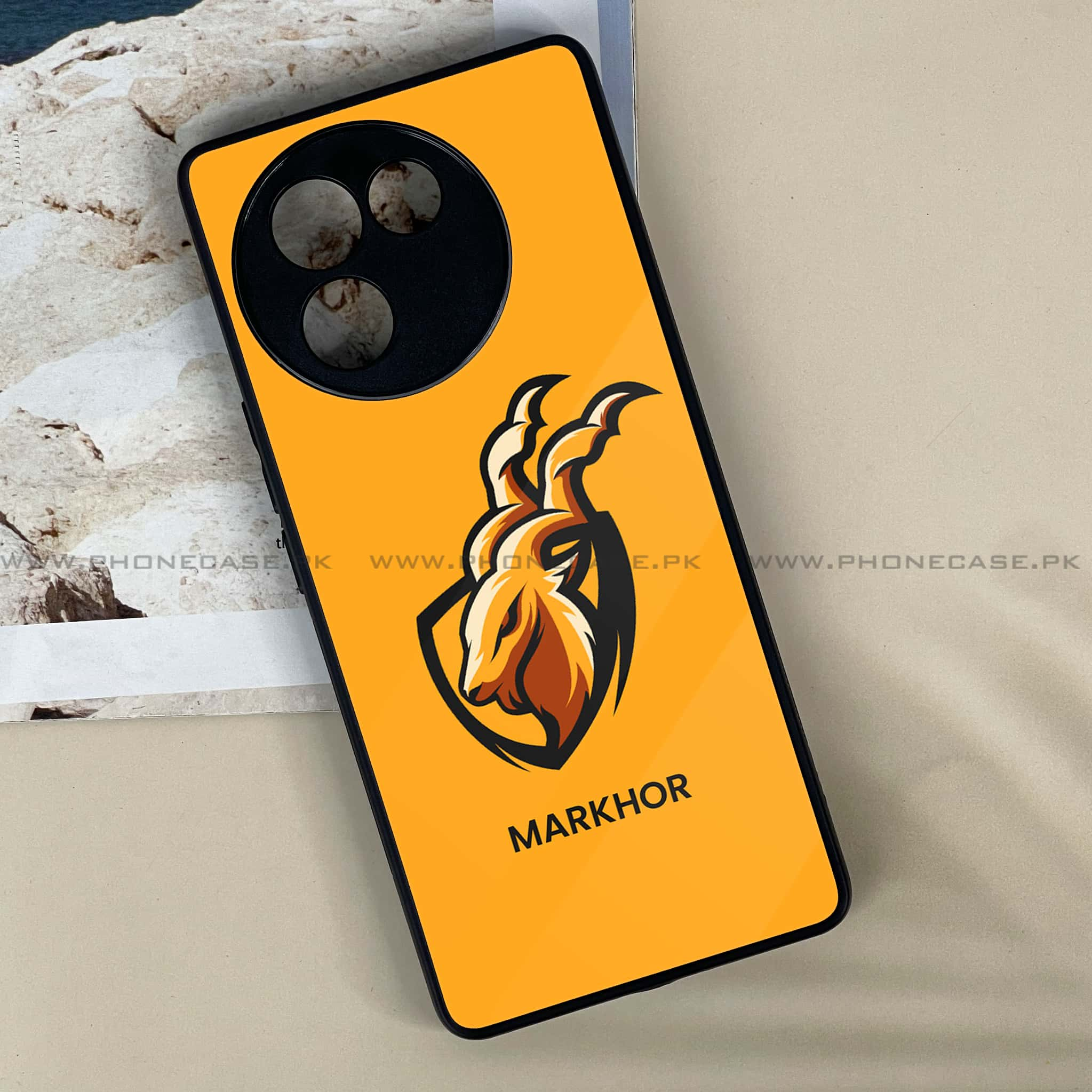 Vivo V30E - Markhor Series - Premium Printed Metal soft Bumper shock Proof Case