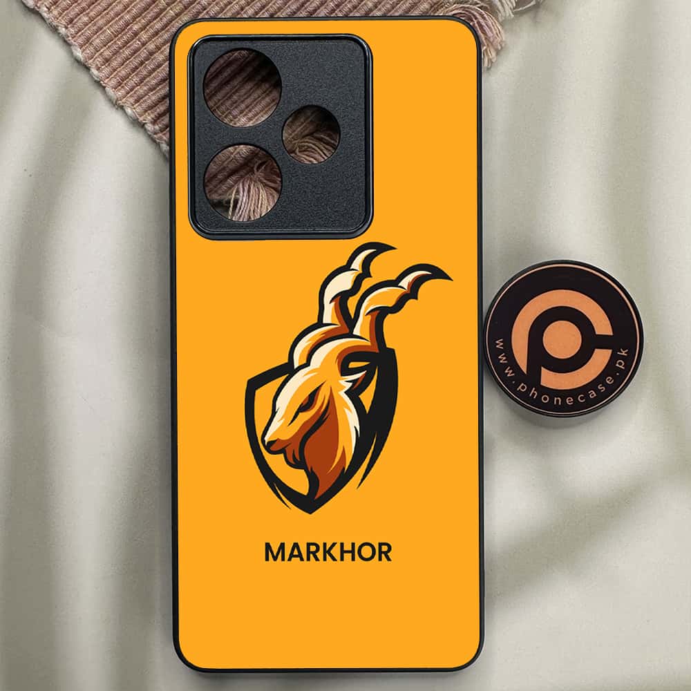 Realme GT 7 - Markhor Series - Premium Metal Printed soft Bumper shock Proof Case