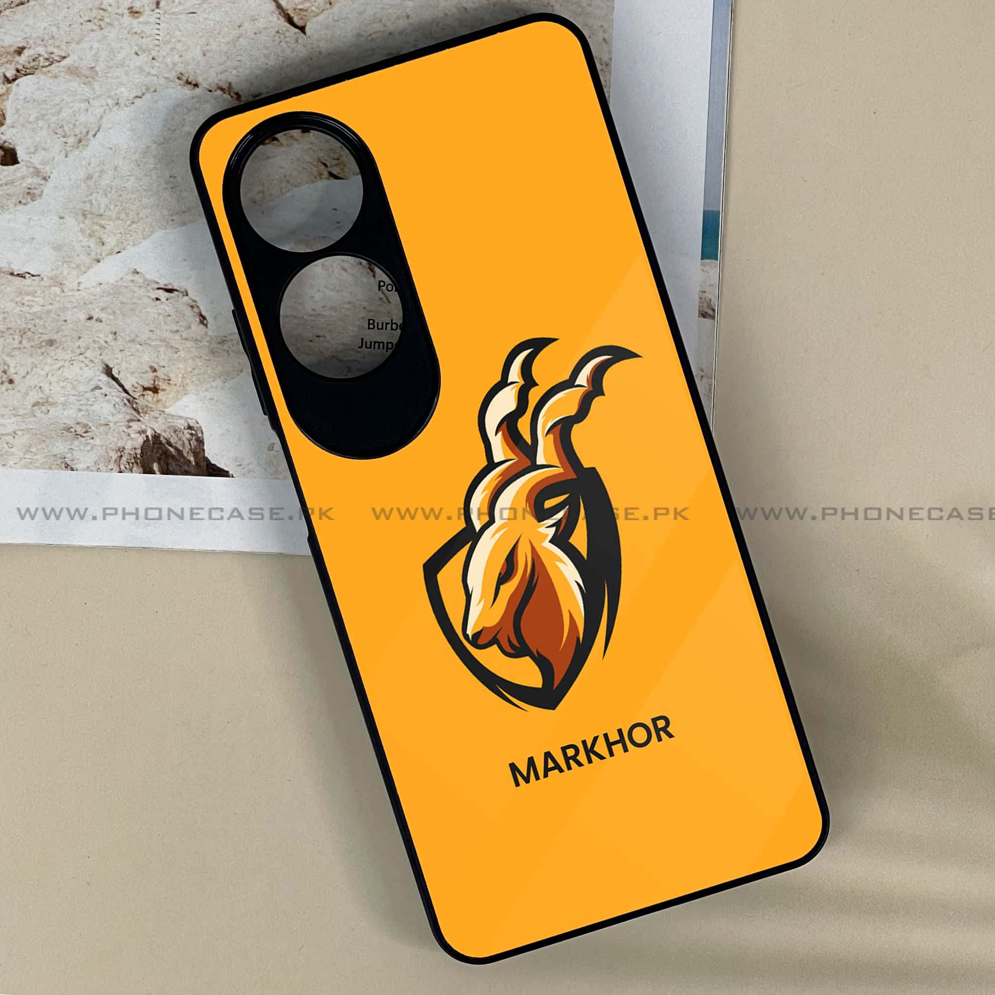 Oppo A60 - Markhor Series - Premium Printed Metal soft Bumper shock Proof Case