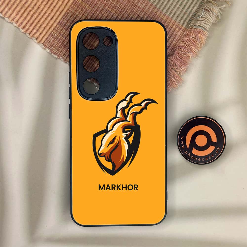 Tecno Spark 40 Pro Plus - Markhor Series - Premium Metal Printed soft Bumper shock Proof Case