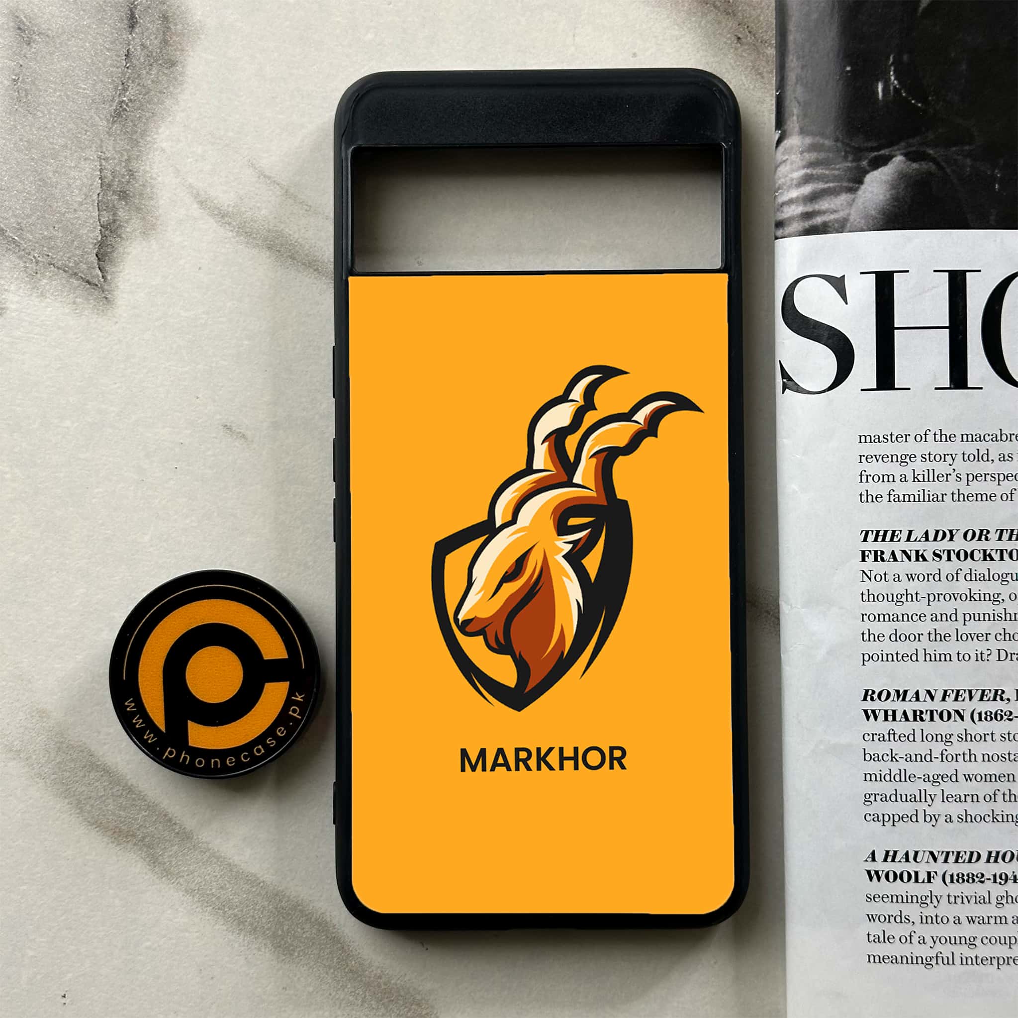 Google Pixel 8a - Markhor Series - Premium Printed soft Bumper Shock Proof Case