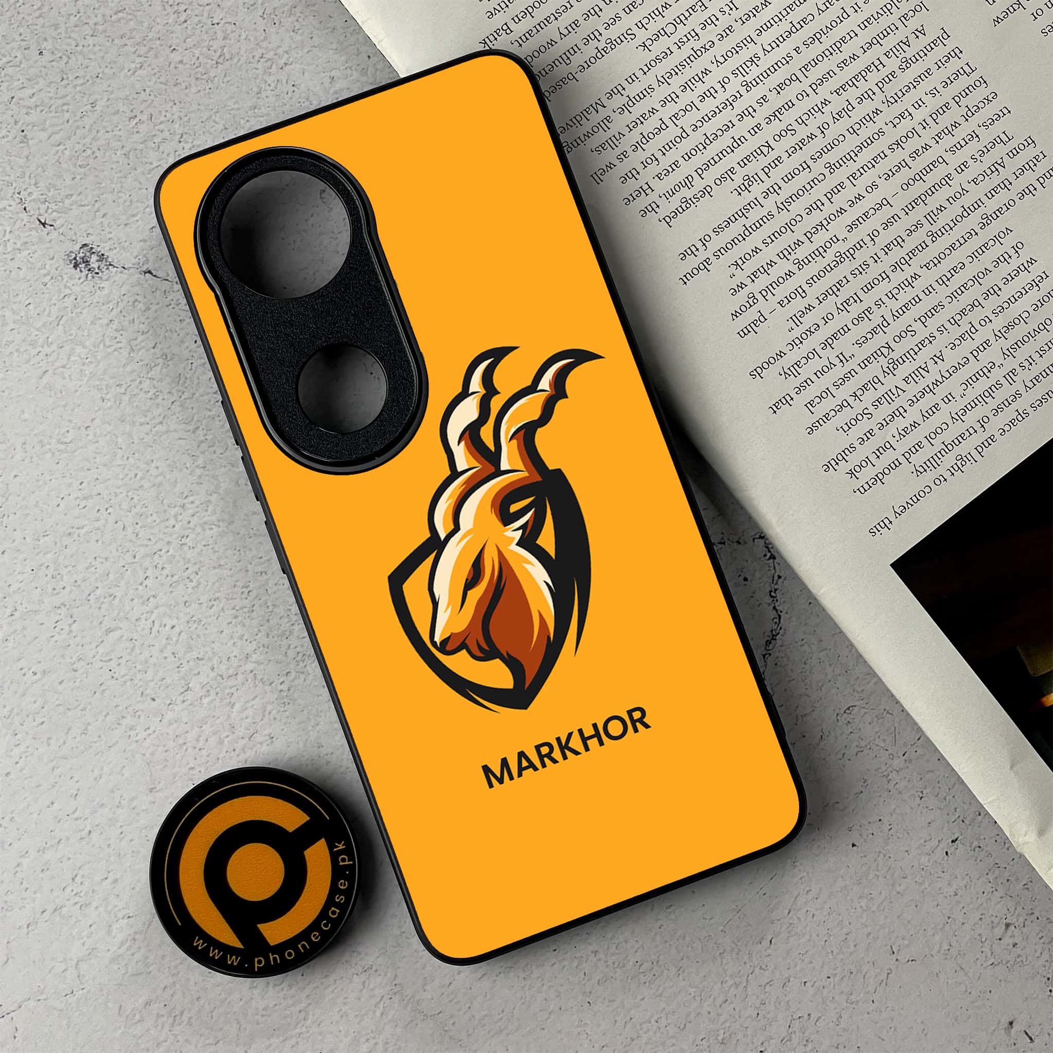 Vivo V50 - Markhor Series - Premium Metal Printed Soft Bumper Shockproof Case
