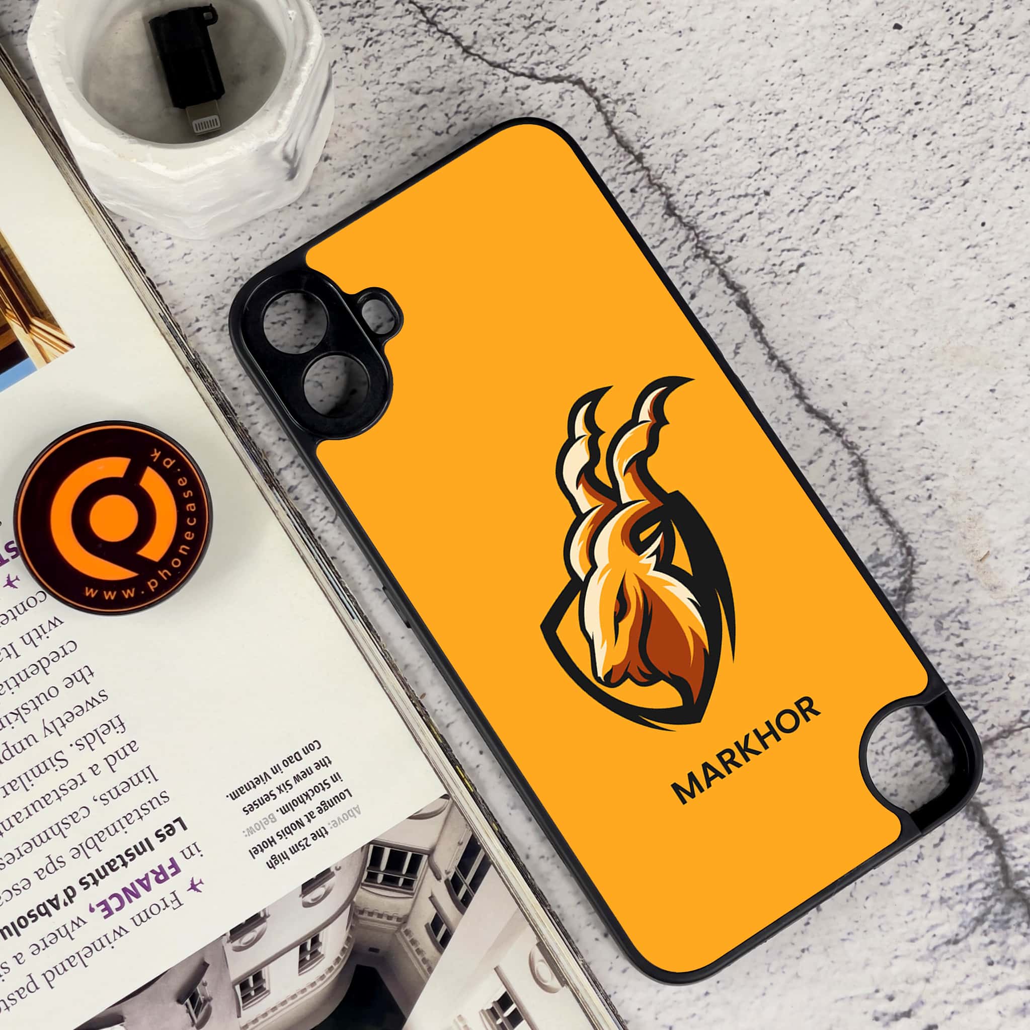 Nothing CMF Phone 1 - Markhor Series - Premium Metal Printed soft Bumper Shock Proof Case