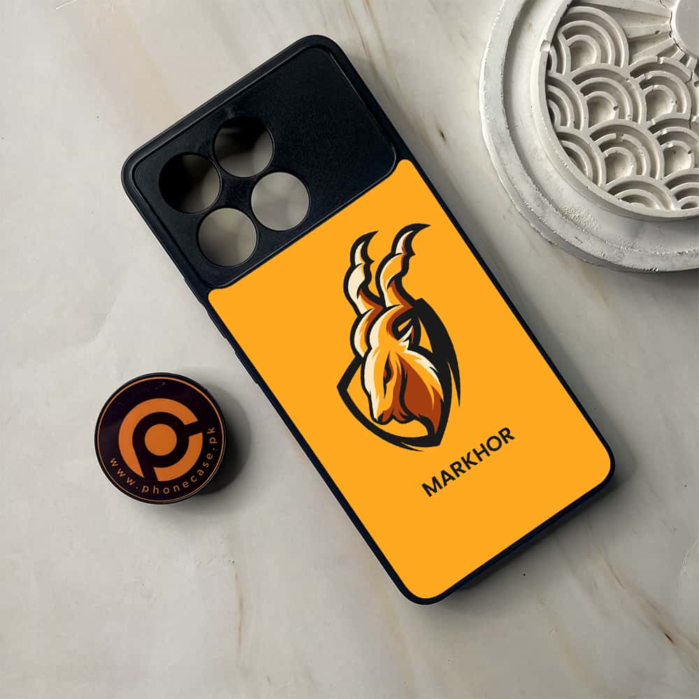 Xiaomi Poco F6 Pro - Markhor Series - Premium Metal Printed soft Bumper shock Proof Case