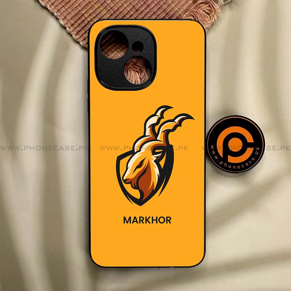 Tecno Spark 40C - Markhor Series - Premium Metal Printed soft Bumper shock Proof Case