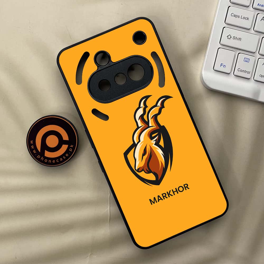 Nothing Phone 3a - Markhor Series - Premium Metal  Printed soft Bumper shock Proof Case