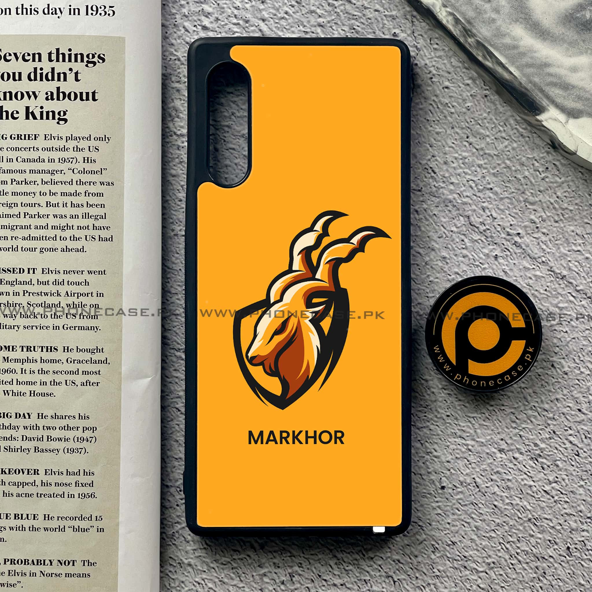 LG Velvet - Markhor Series - Premium Printed Glass soft Bumper shock Proof Case