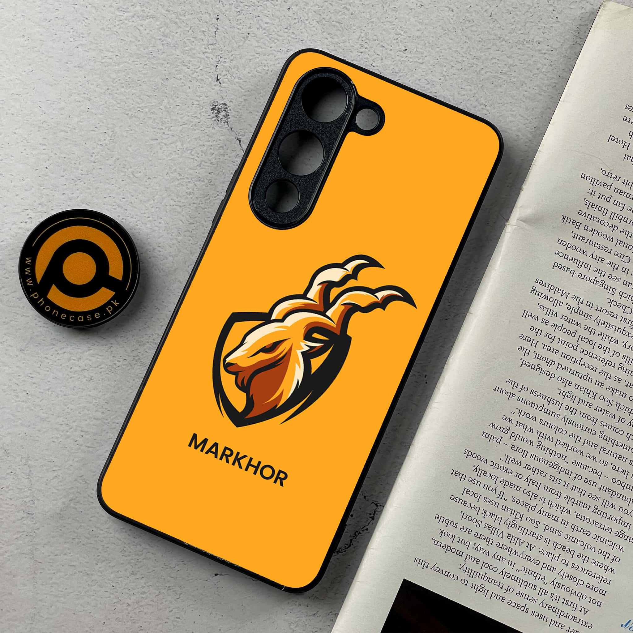 Vivo Y04 - Markhor Series - Premium Metal Printed Soft Bumper Shockproof Case