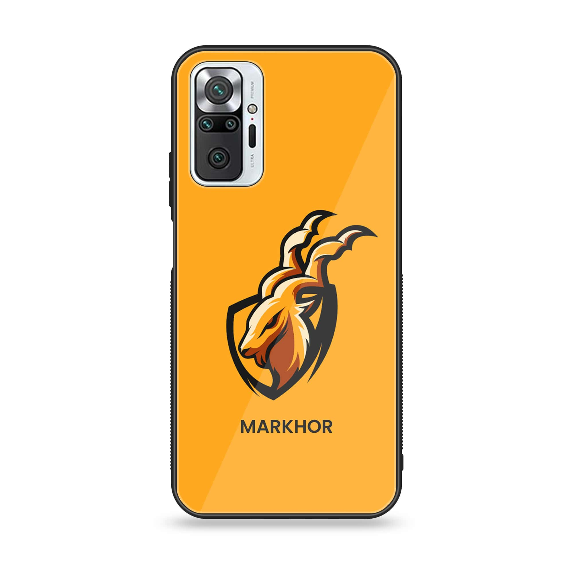 Xiaomi Redmi Note 10 Pro - Markhor Series - Premium Printed Glass soft Bumper shock Proof Case