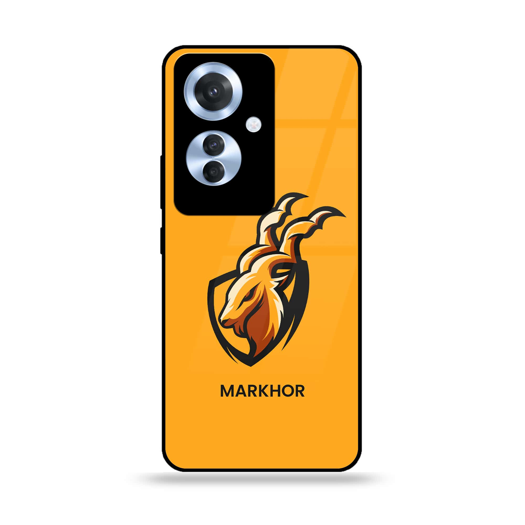 Oppo F25 Pro - Markhor Series - Premium Printed Glass soft Bumper shock Proof Case