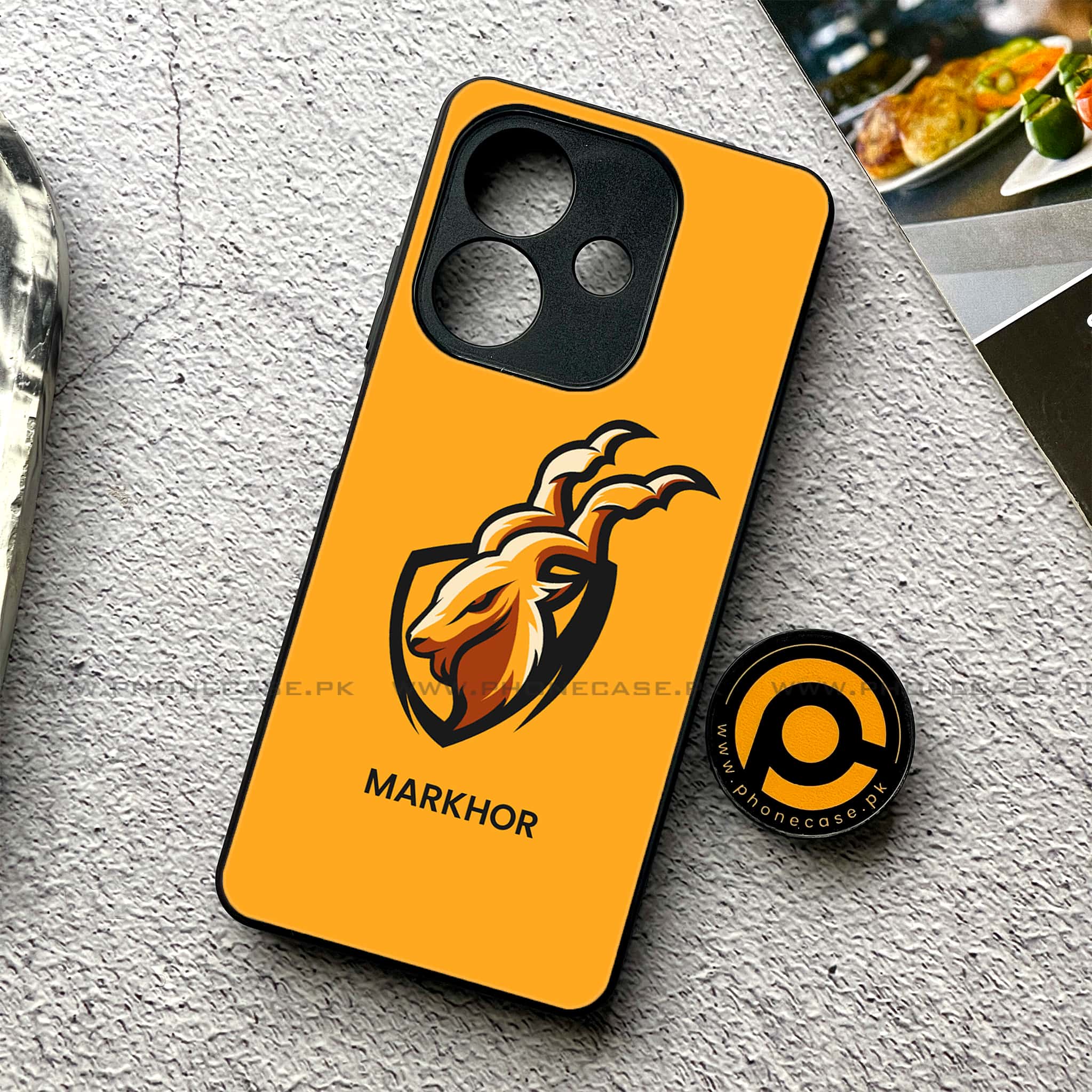 Oppo A5i - Markhor Series - Premium Metal Printed soft Bumper shock Proof Case