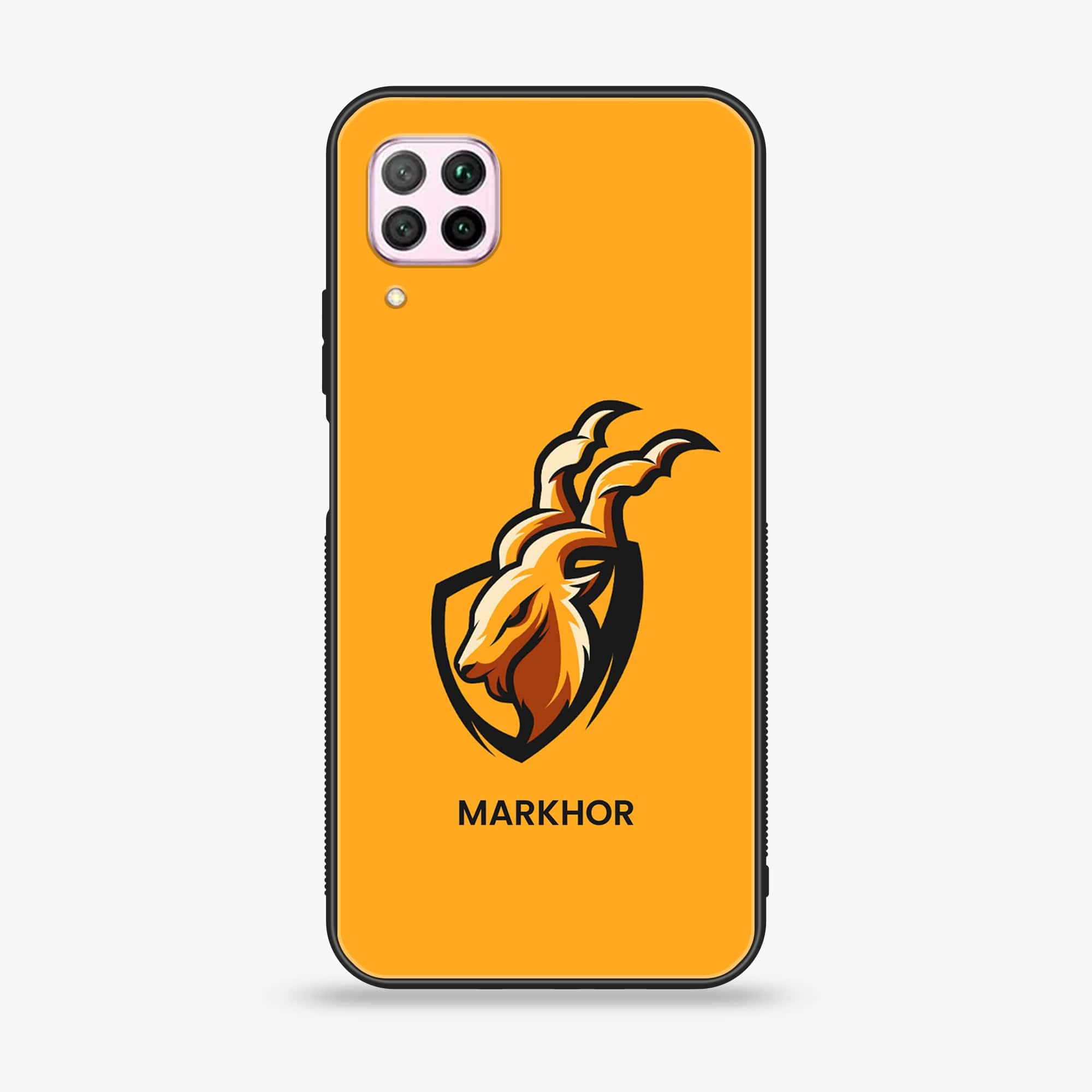 Huawei Nova 7i - Markhor Series - Premium Printed Glass soft Bumper shock Proof Case