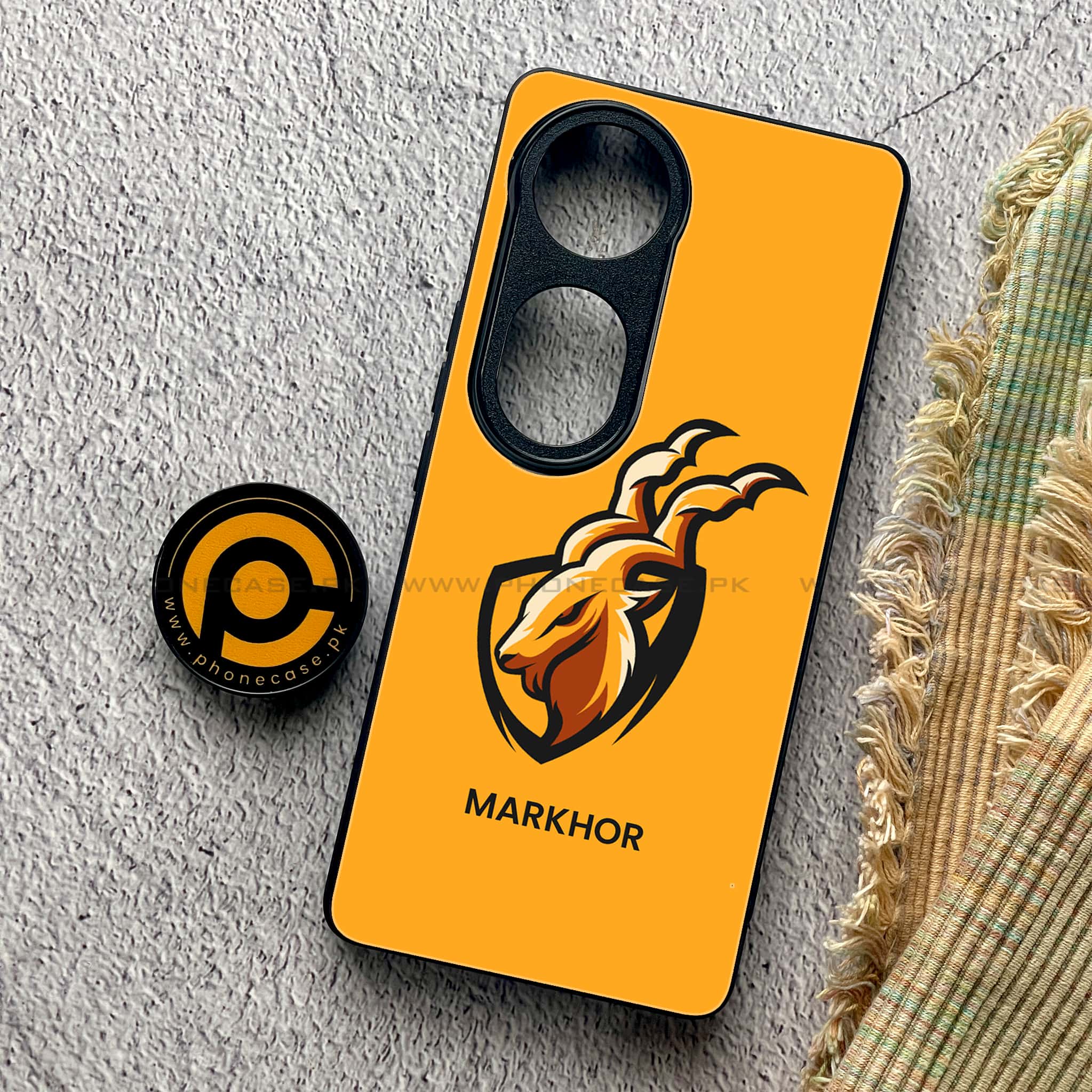 Vivo V40 Pro - Markhor Series - Premium Metal Printed soft Bumper shock Proof Case